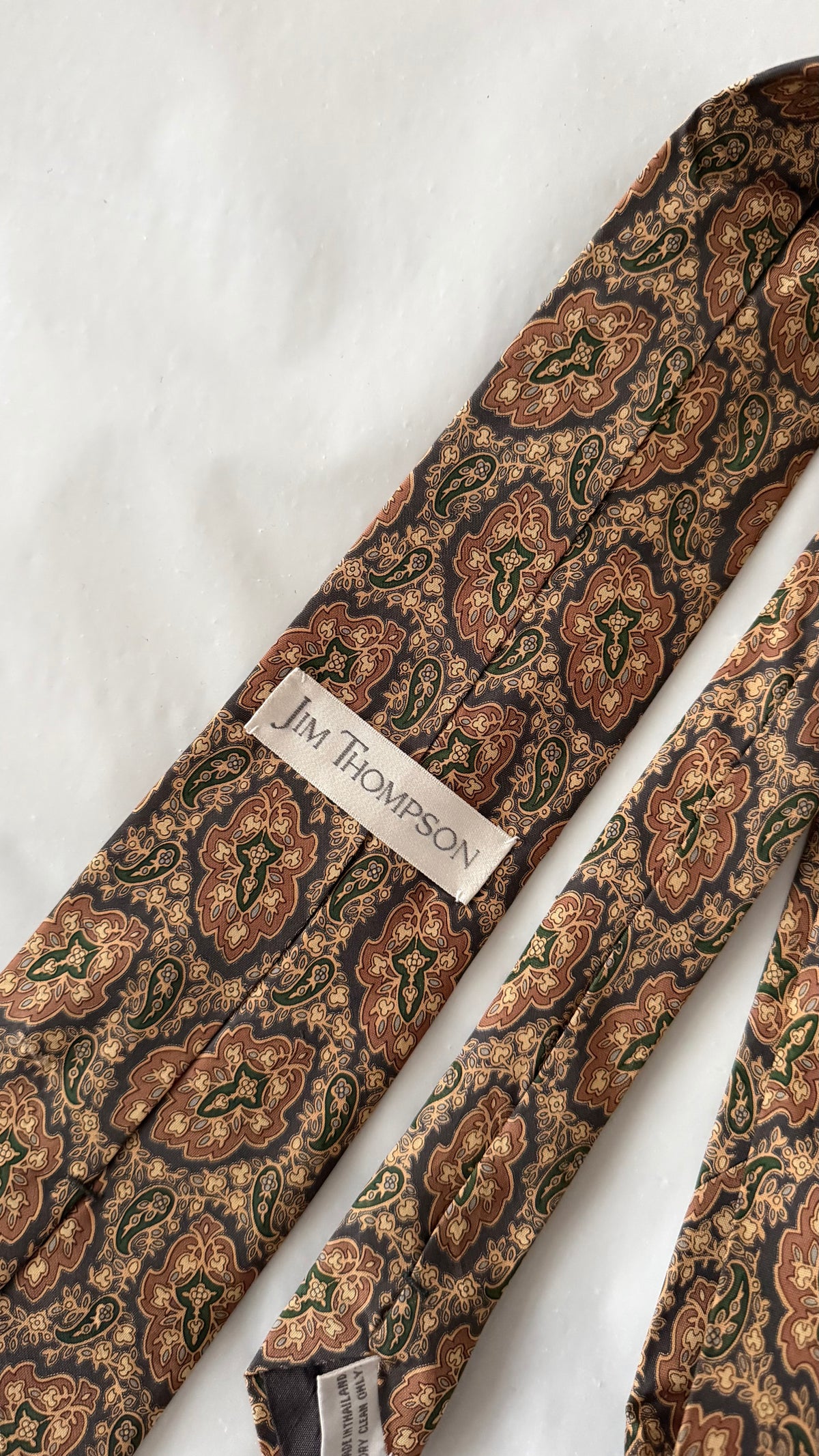 Jim Thompson 1990s Silk Tie
