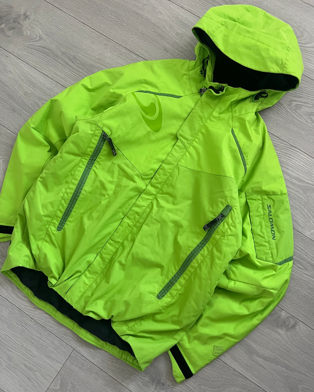 Salomon 00s Waterproof Technical Jacket & Pants Set - Size L Jacket / 34" Waist
