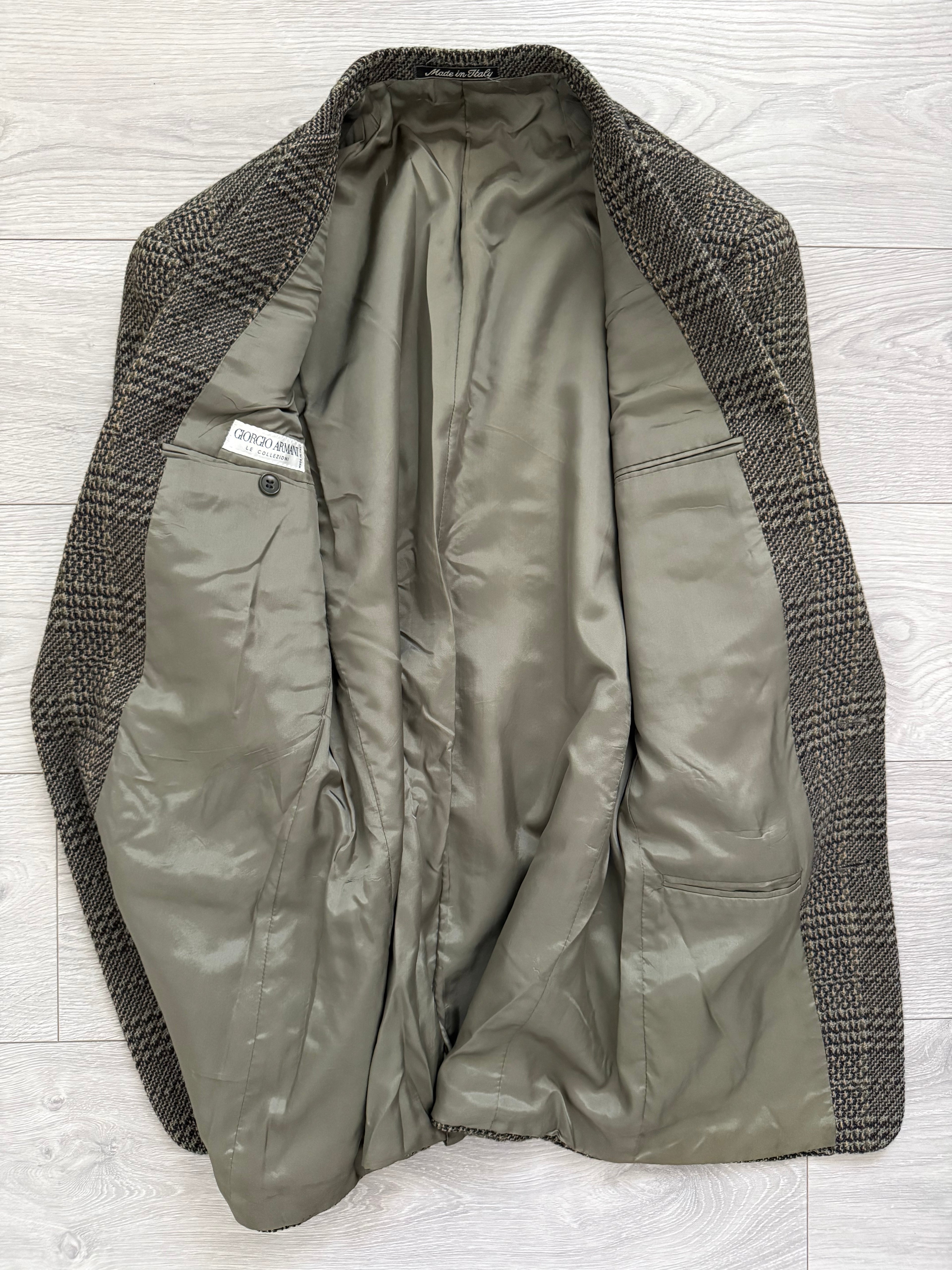 Giorgio Armani 1980s 2B Textured Wool Sports Jacket Blazer - Size S