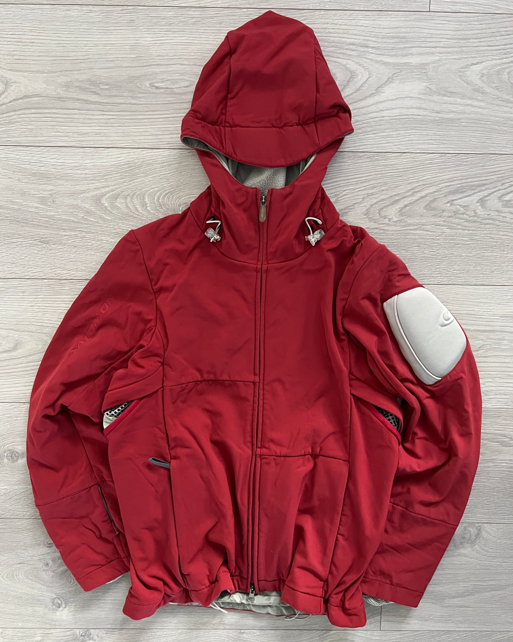 Salomon 2002 Technical Panelled Softshell Schoeller Cordura Jacket - Size Womens Small
