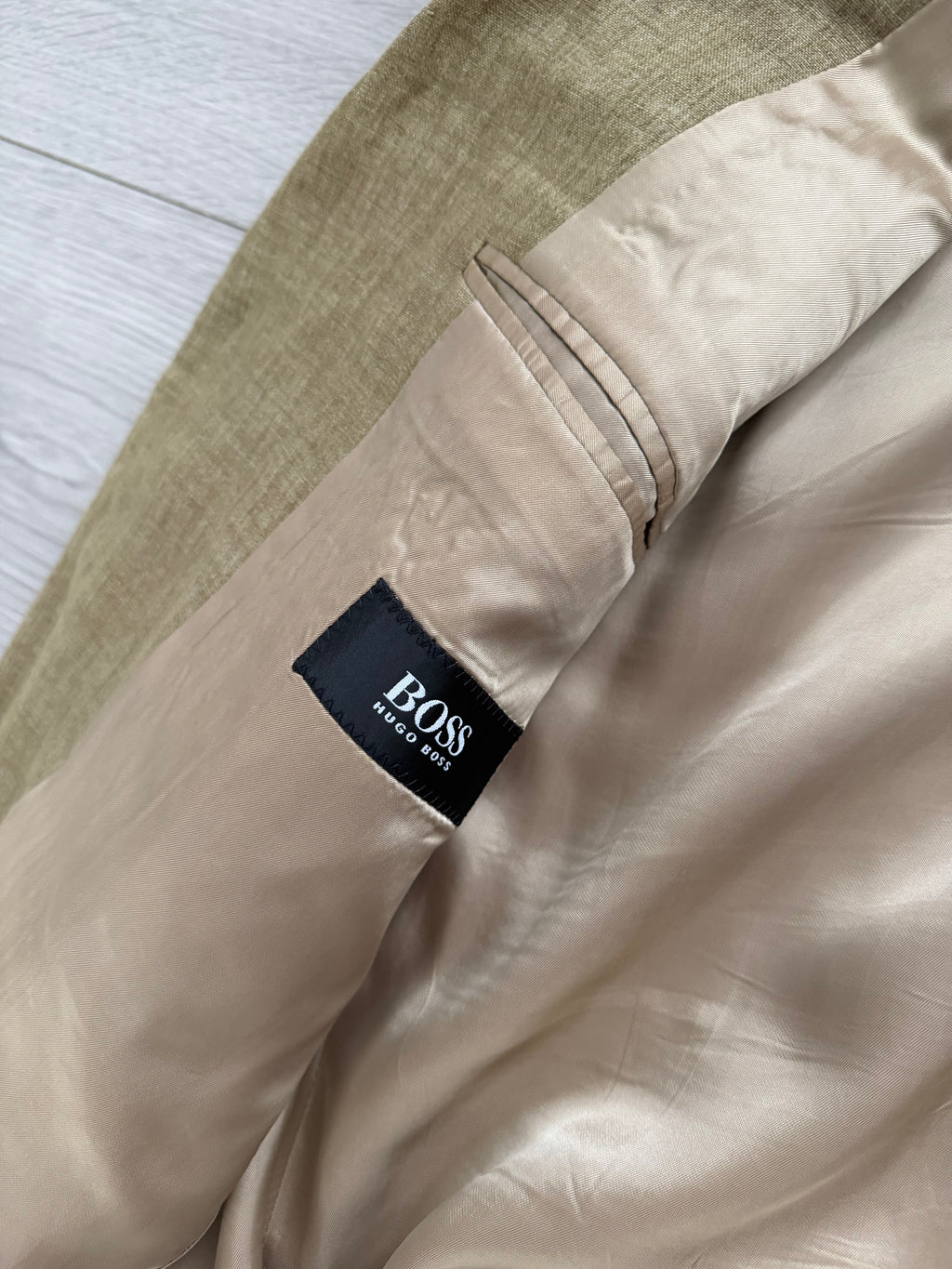 Hugo Boss 1990s Linen 3B Jacket - Size M