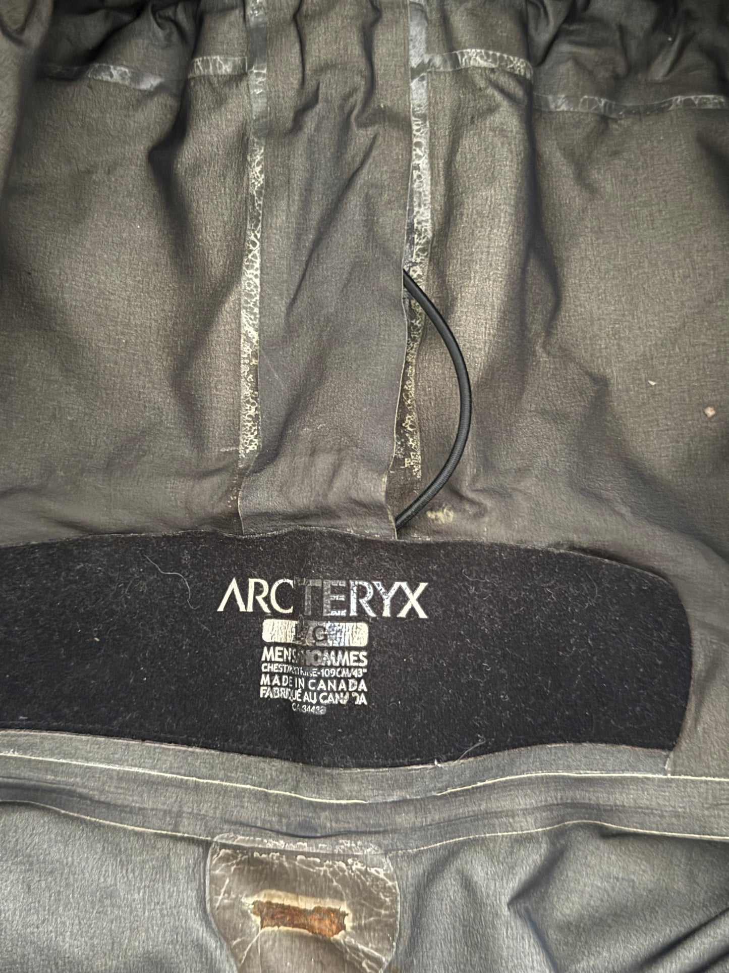 Arcteryx LEAF Alpha LT Gen 2 Gore-Tex Jacket in Crocodile - Size L