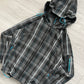 Salomon 00s Clima Pro Waterproof Softshell Grid Pattern Tech Jacket - Size S