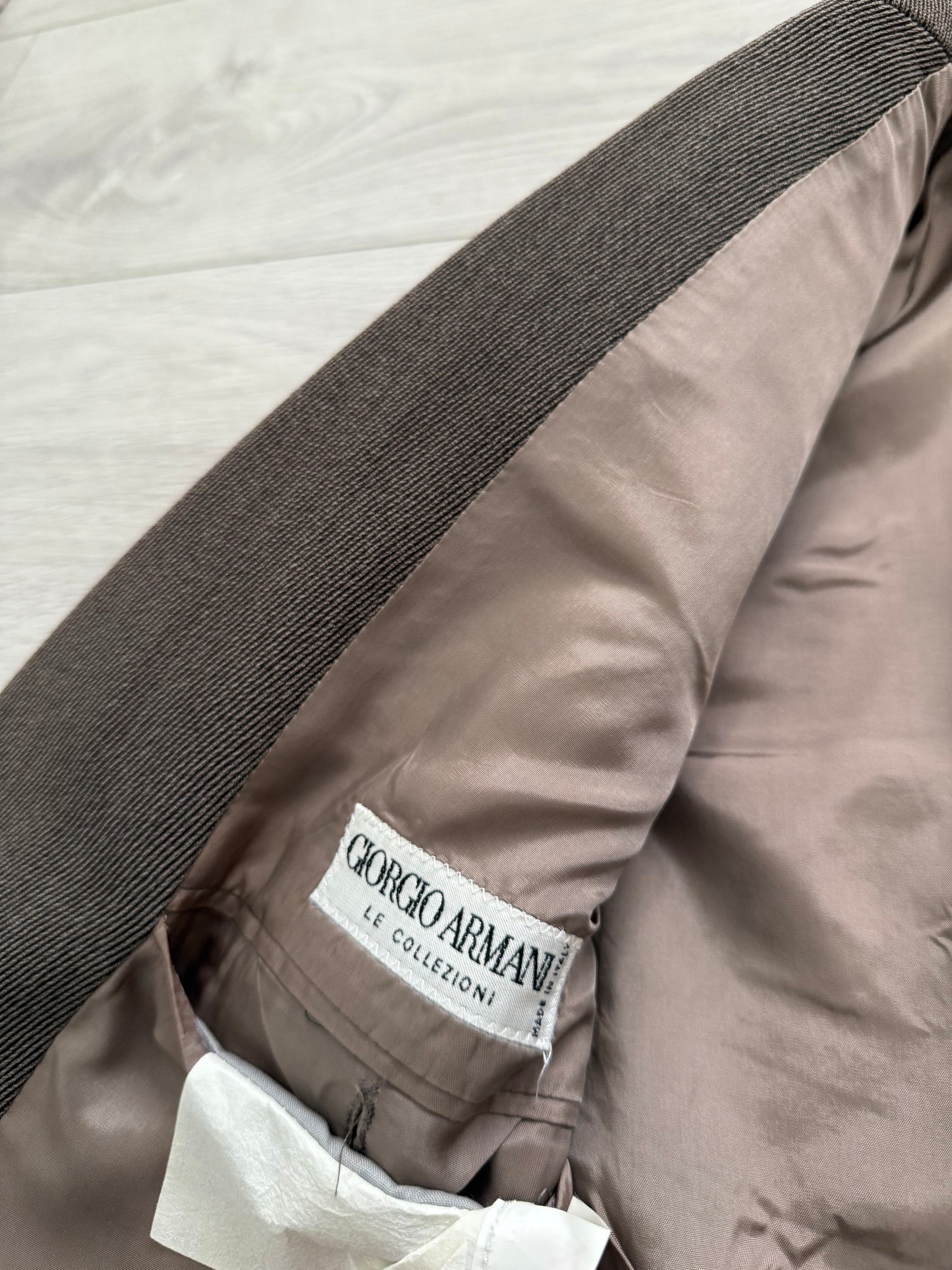 Giorgio Armani 1990s Pleated Wool Suit - Size M Jacket / 30" Waist