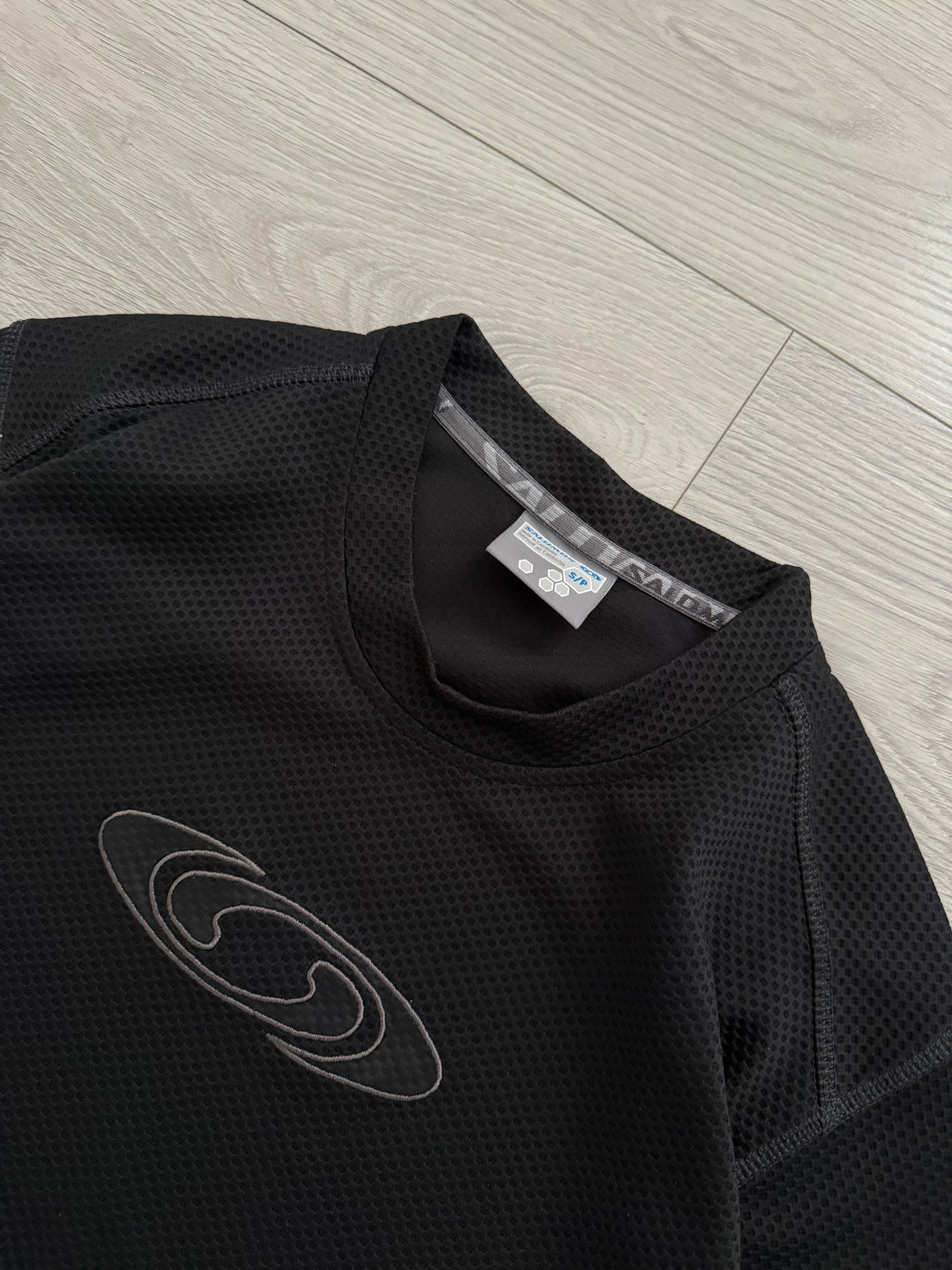 Salomon 00s Moto Mesh Black Technical Long Sleeve - Size S