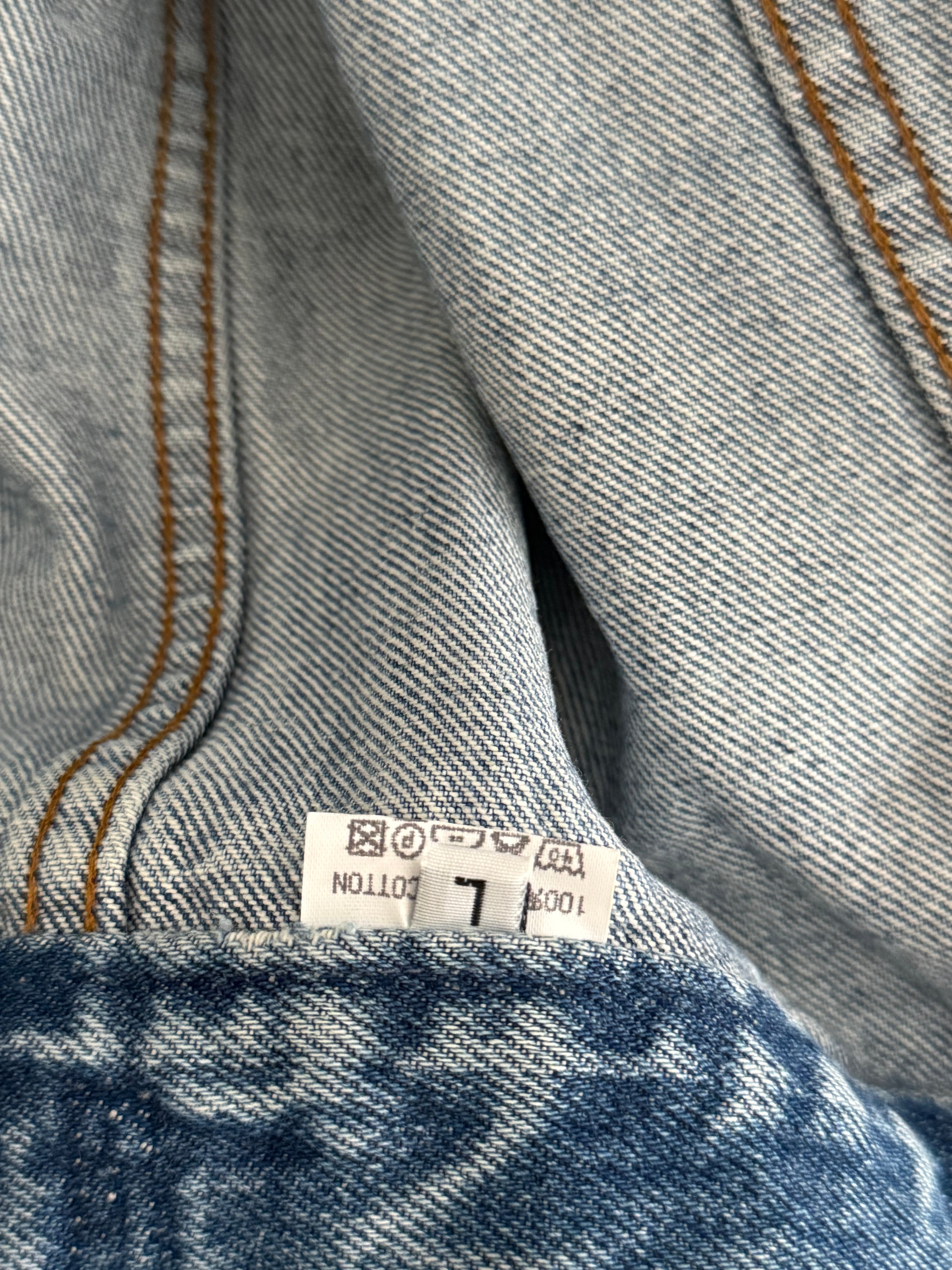 Maison Martin Margiela SS2002 Artisanal Line (0)(10) Reconstructed Denim Patchwork Jacket - Size L