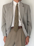 Burberry 1980s 2B Silk Wool Sports Blazer Jacket - Size XXL