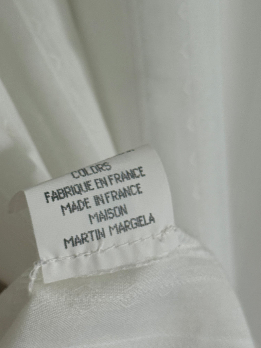 Maison Martin Margiela AW2004 Artisanal Line (0)(10) Ink Splatter Split Shirt - Size L