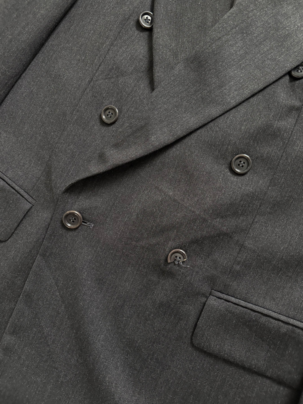 Hugo Boss 1980s 'Al Capone' Double Breasted Peaked Lapel Sports Jacket Blazer - Size S