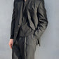 Comme Des Garcons Homme 1997 Double-Pleat Striped Wool Suit - Size S Jacket / 30" Waist