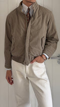 Valentino 1980s Padded Cotton Bomber Jacket - Size S