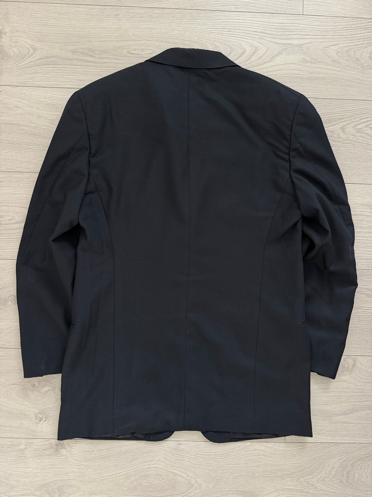Emporio Armani 1990s 3B Navy Wool Sport Jacket Blazer - Size L