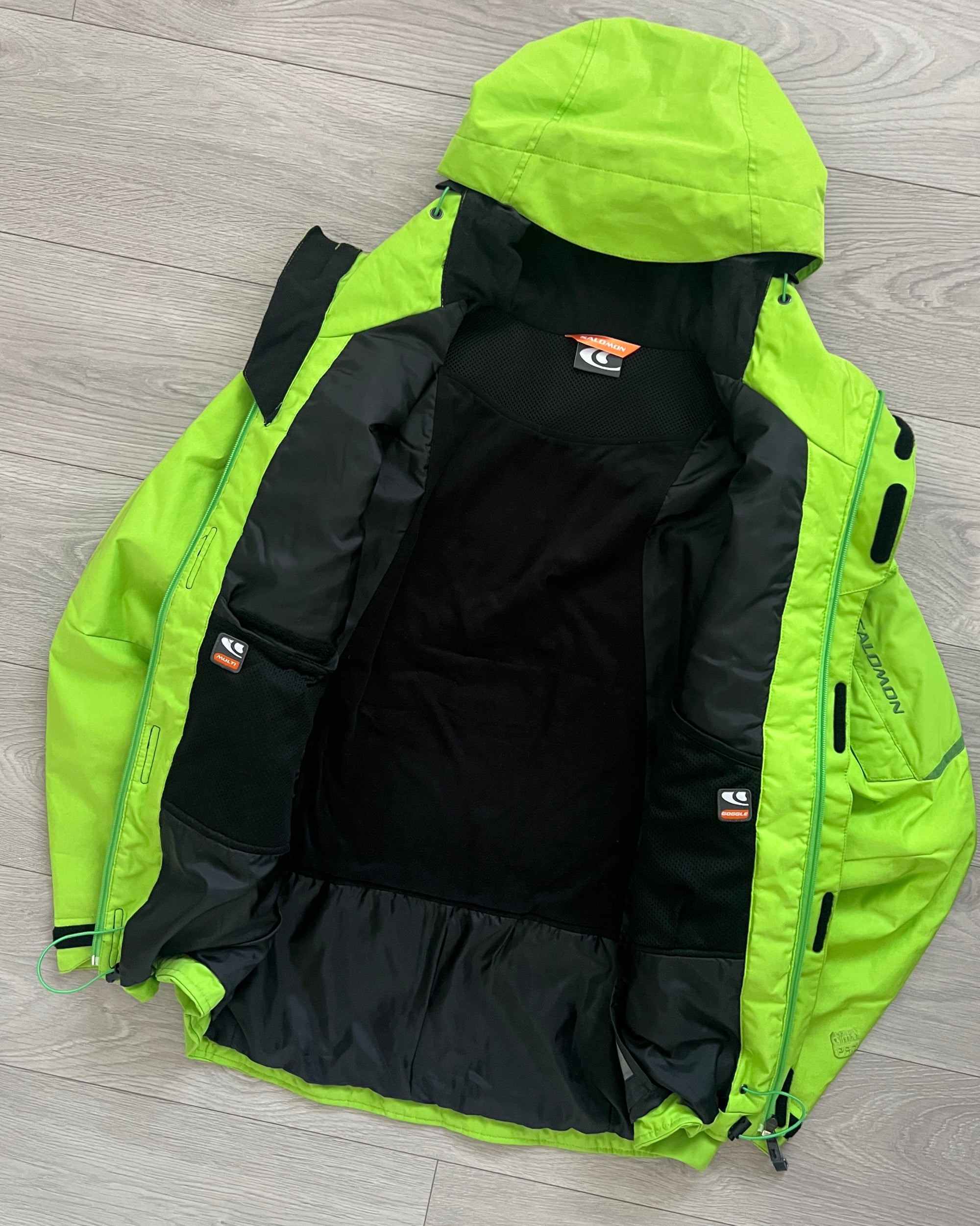 Salomon 00s Waterproof Technical Jacket & Pants Set - Size L Jacket / 34" Waist