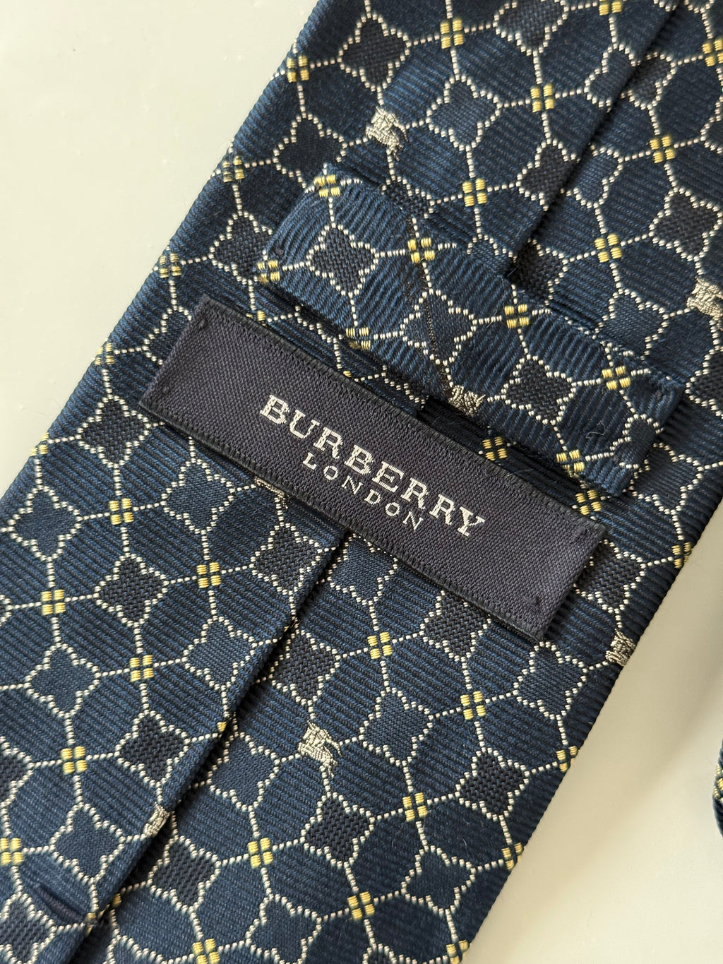 Burberry 1990s Silk Tie