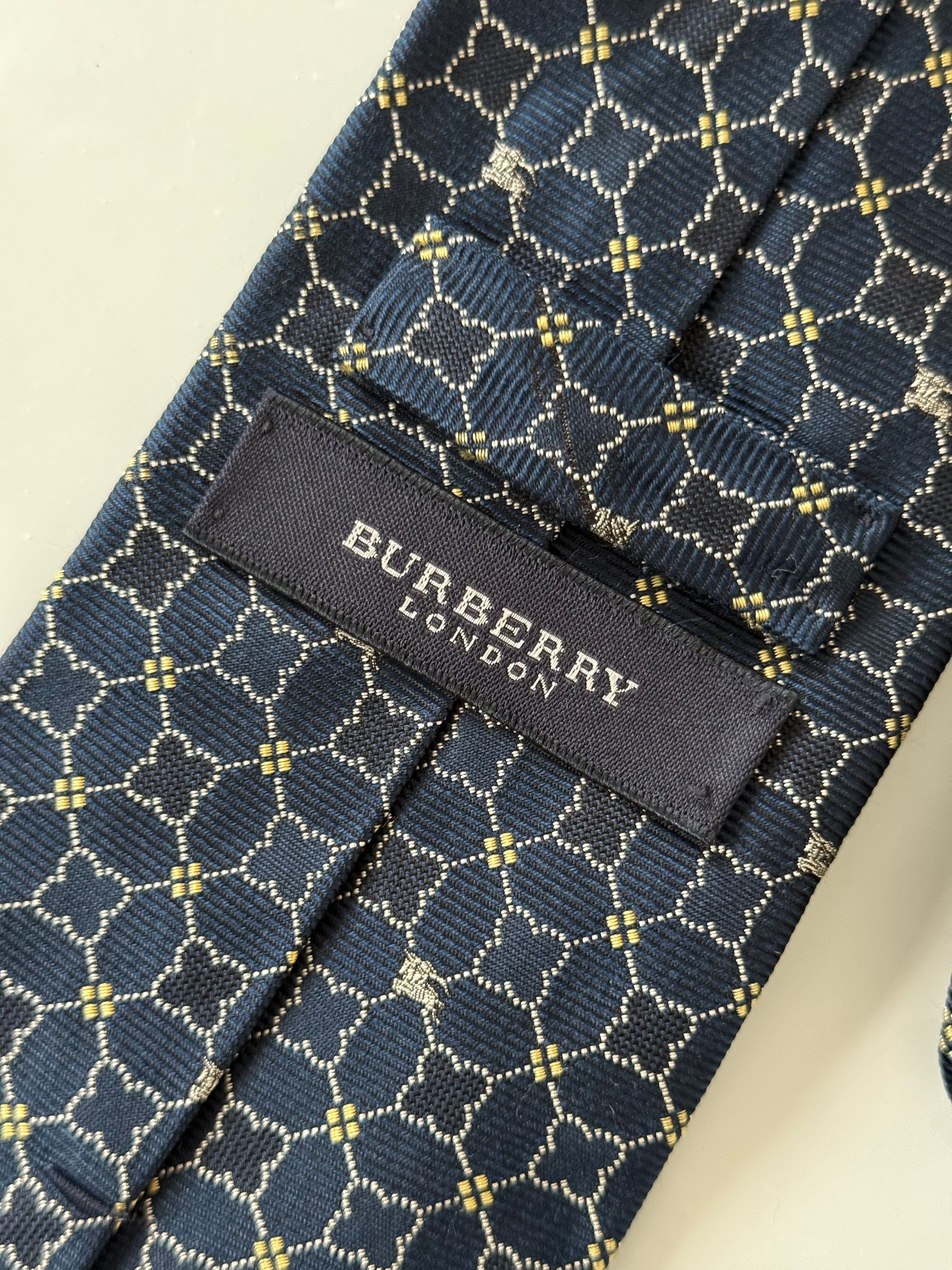 Burberry 1990s Silk Tie