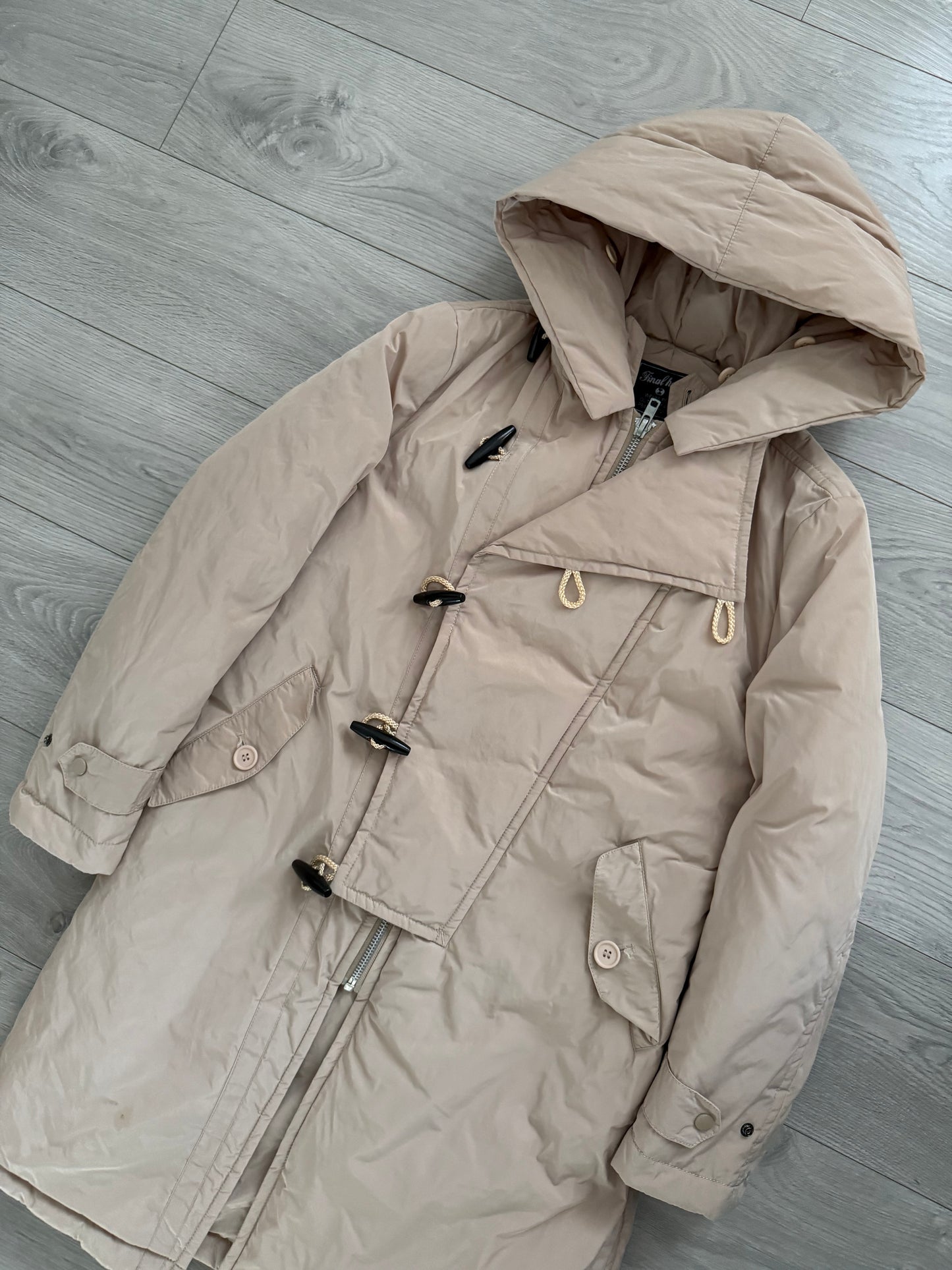 Final Home 1990s Insulated Padded Military Parka - Size M