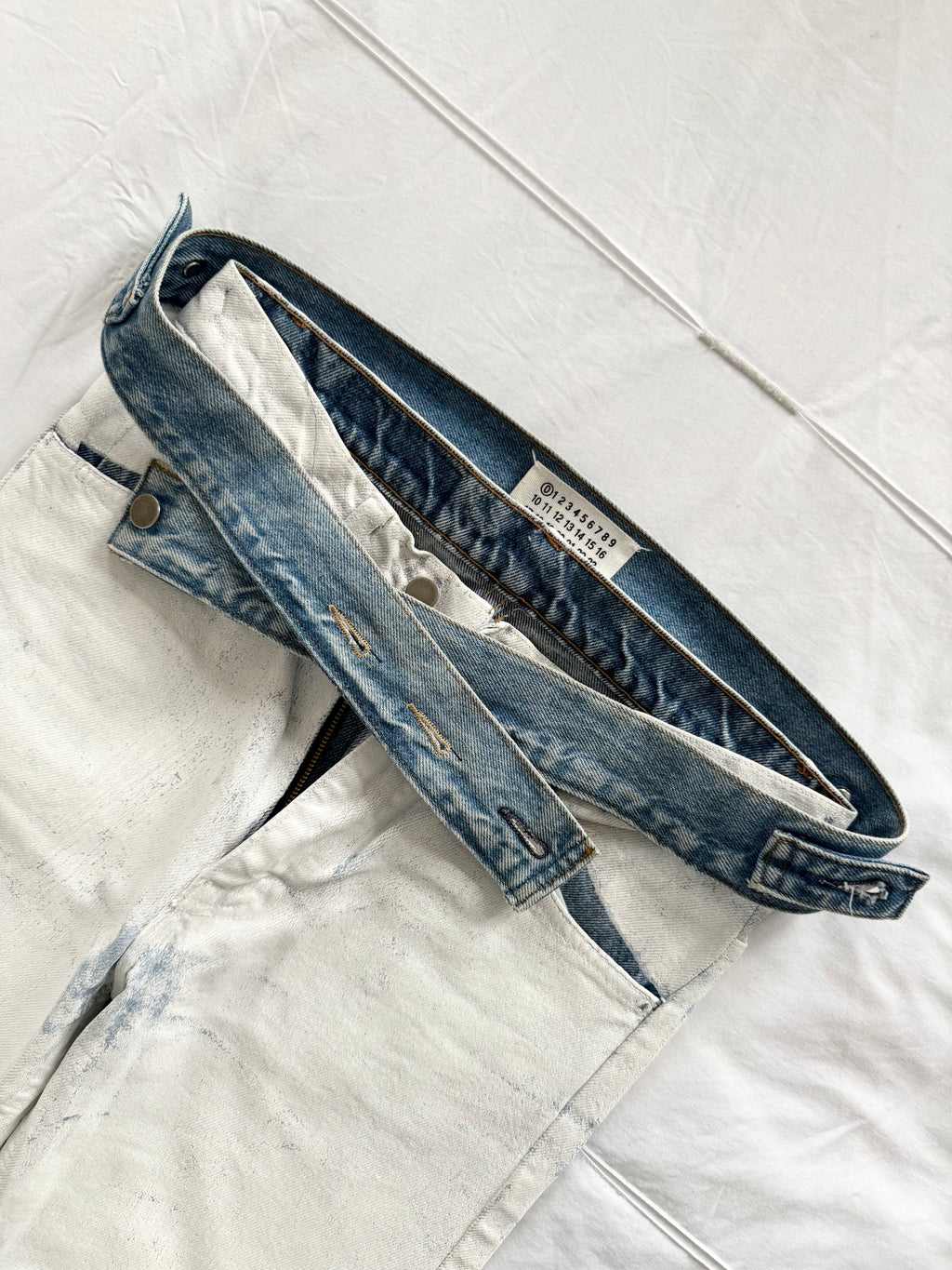 Martin Margiela SS2001 Artisanal Line 0 Denim Belt