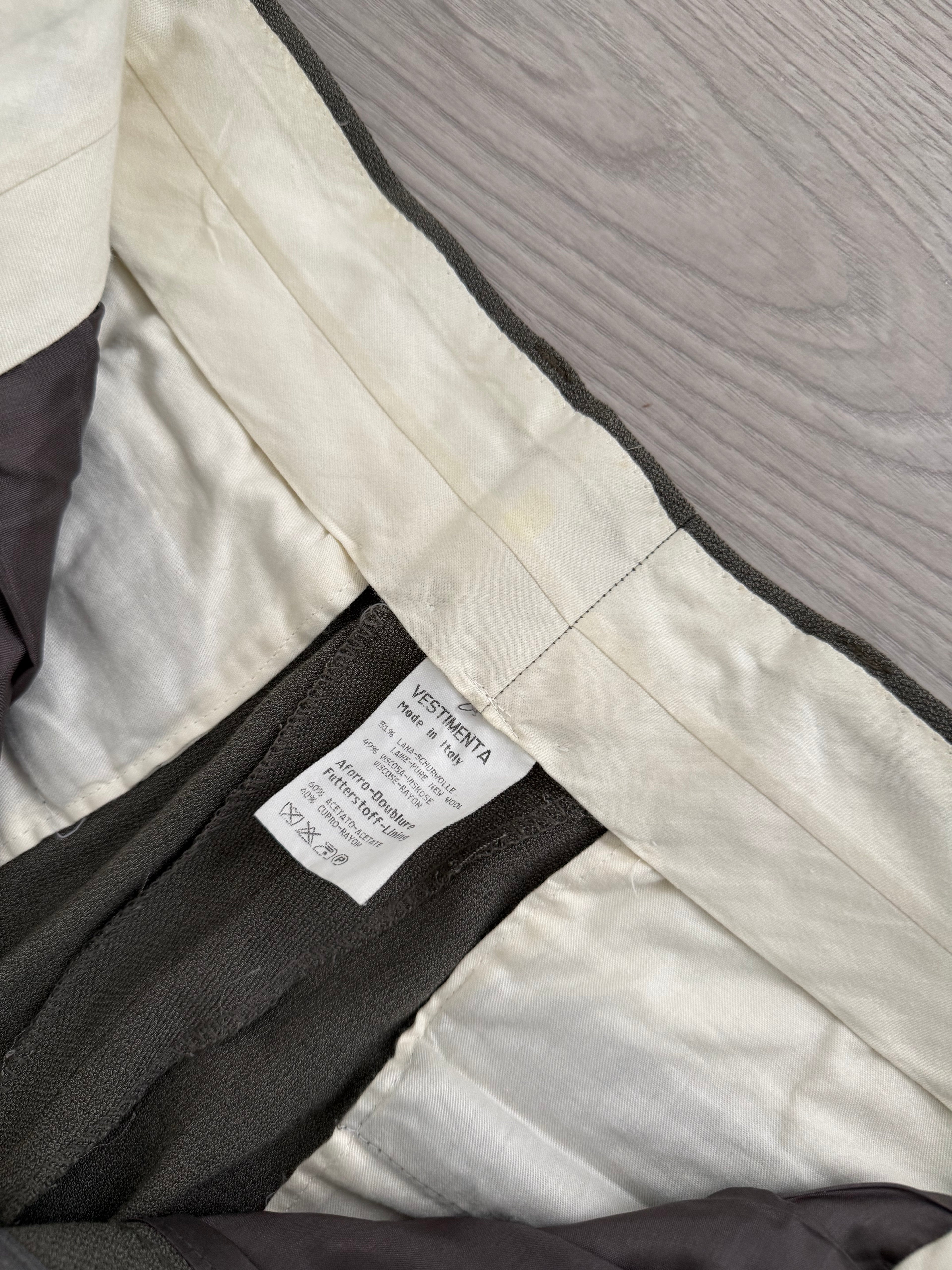 Armani 1990s Draped Double Pleated Pants - Size 30