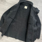 Final Home 1990s Raw Edge Curve Panelled Wool Coat - Size M