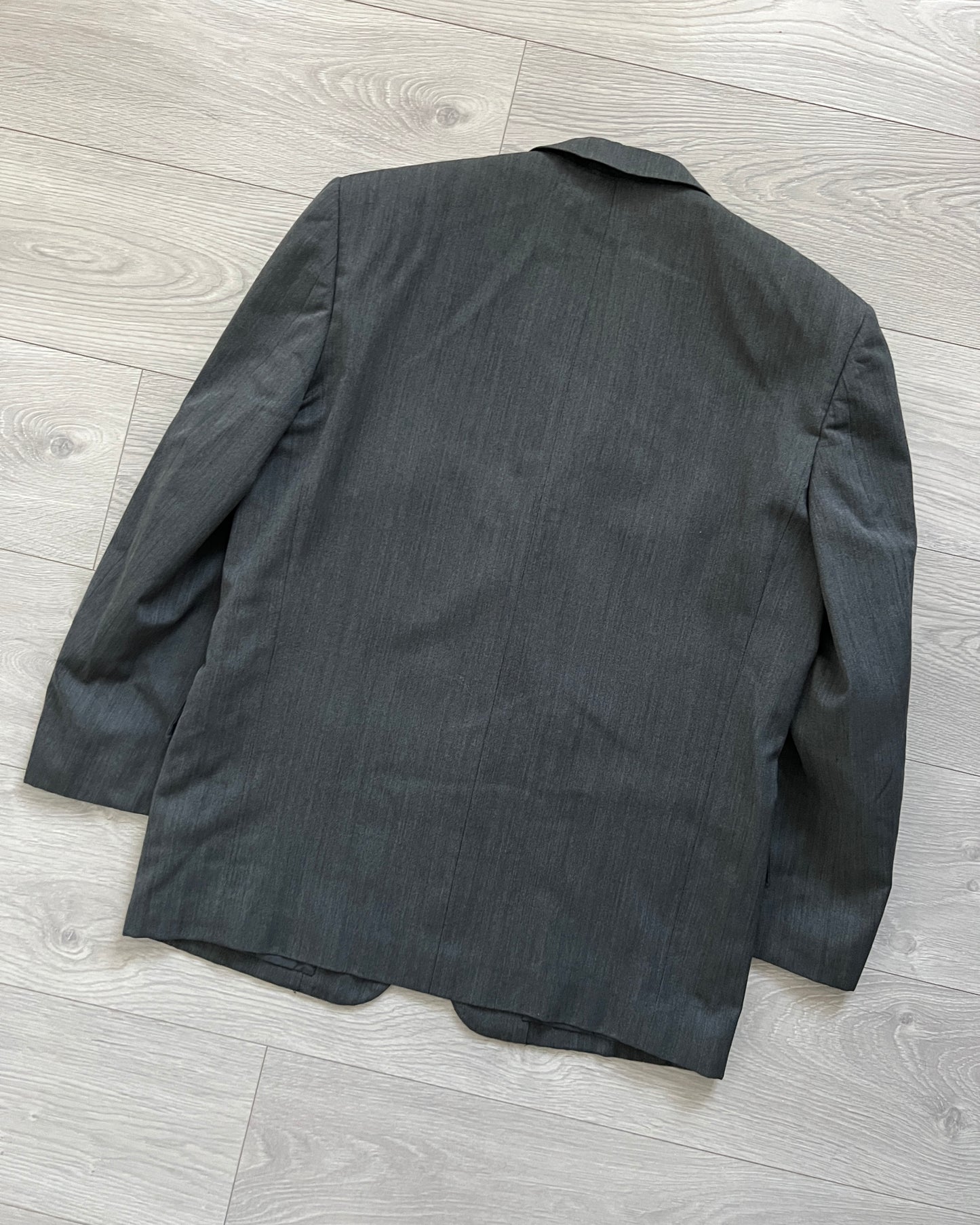 Comme Des Garcons Homme Deux 1998 Textured Pleated Suit - Size L Jacket / 32" Waist