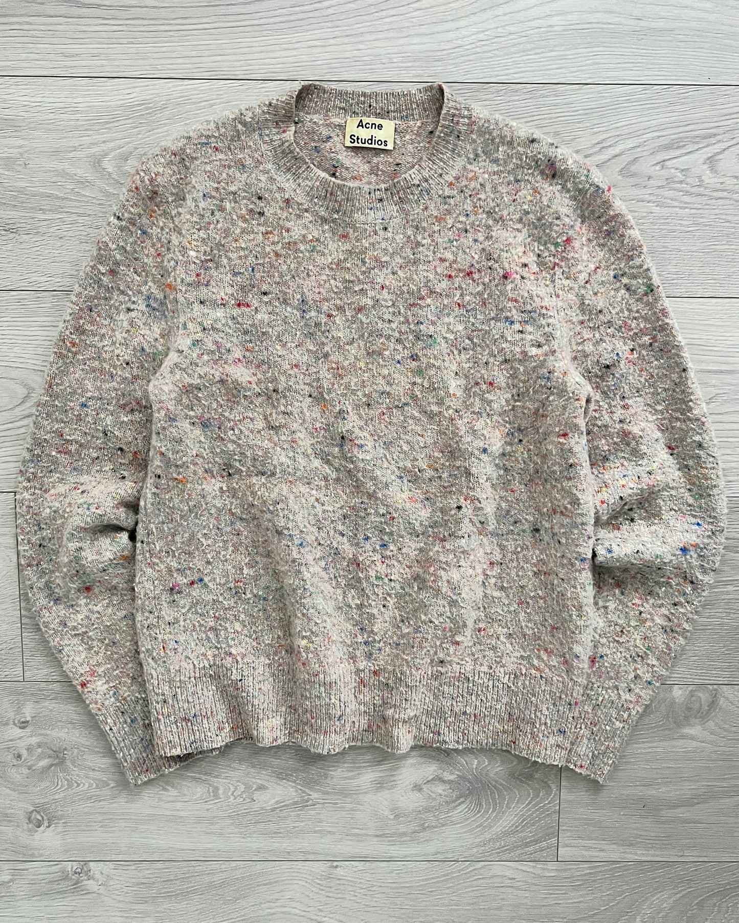 Acne Studios AW15 Peele Donegal Marled Knit Sweater - Size S