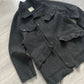 Final Home 1990s Raw Edge Curve Panelled Wool Coat - Size M