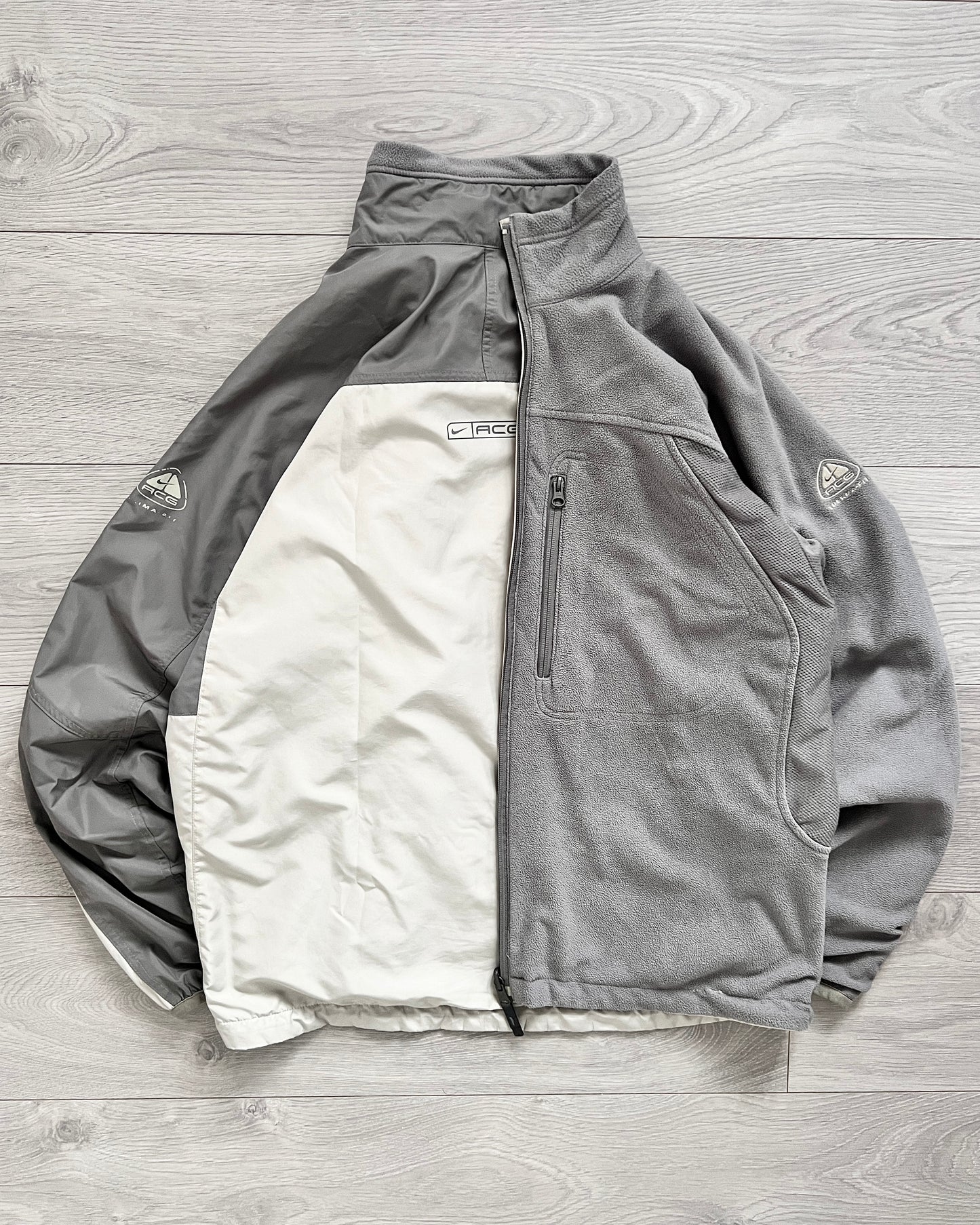 Nike ACG 00s Reversible Fleece/Nylon Technical Jacket - Size XL