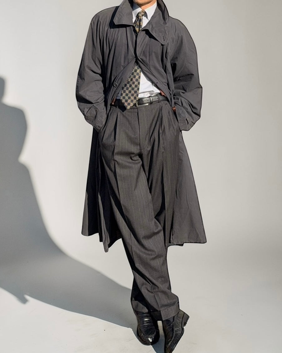 Emporio Armani 1990s Waterproof Trench Coat - Size XL