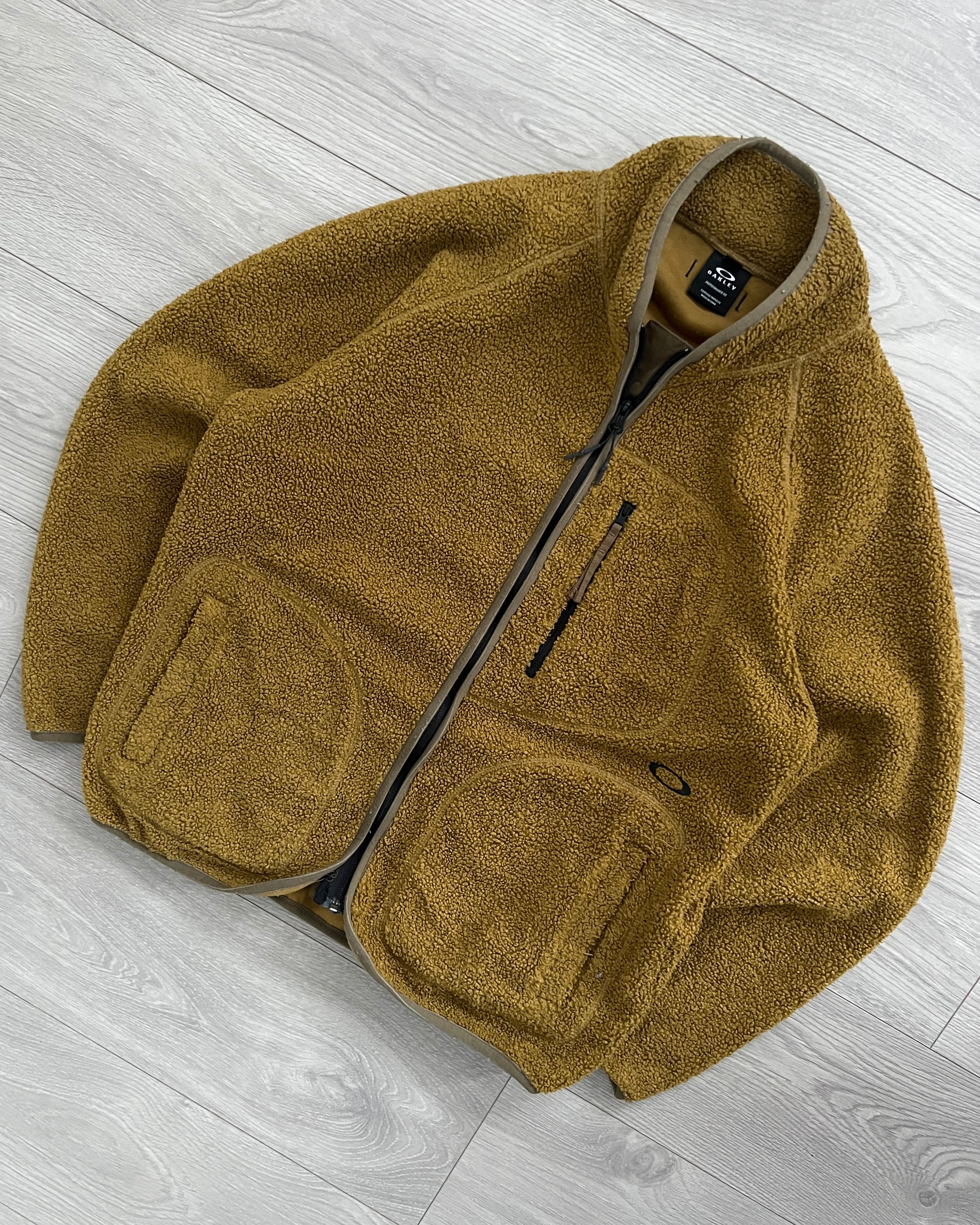 Oakley Brown Tech Fleece Jacket - Size S