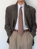 Hugo Boss 1980s 3B Torrelo Vierra Melagne Fabric Sports Jacket Blazer - Size XL