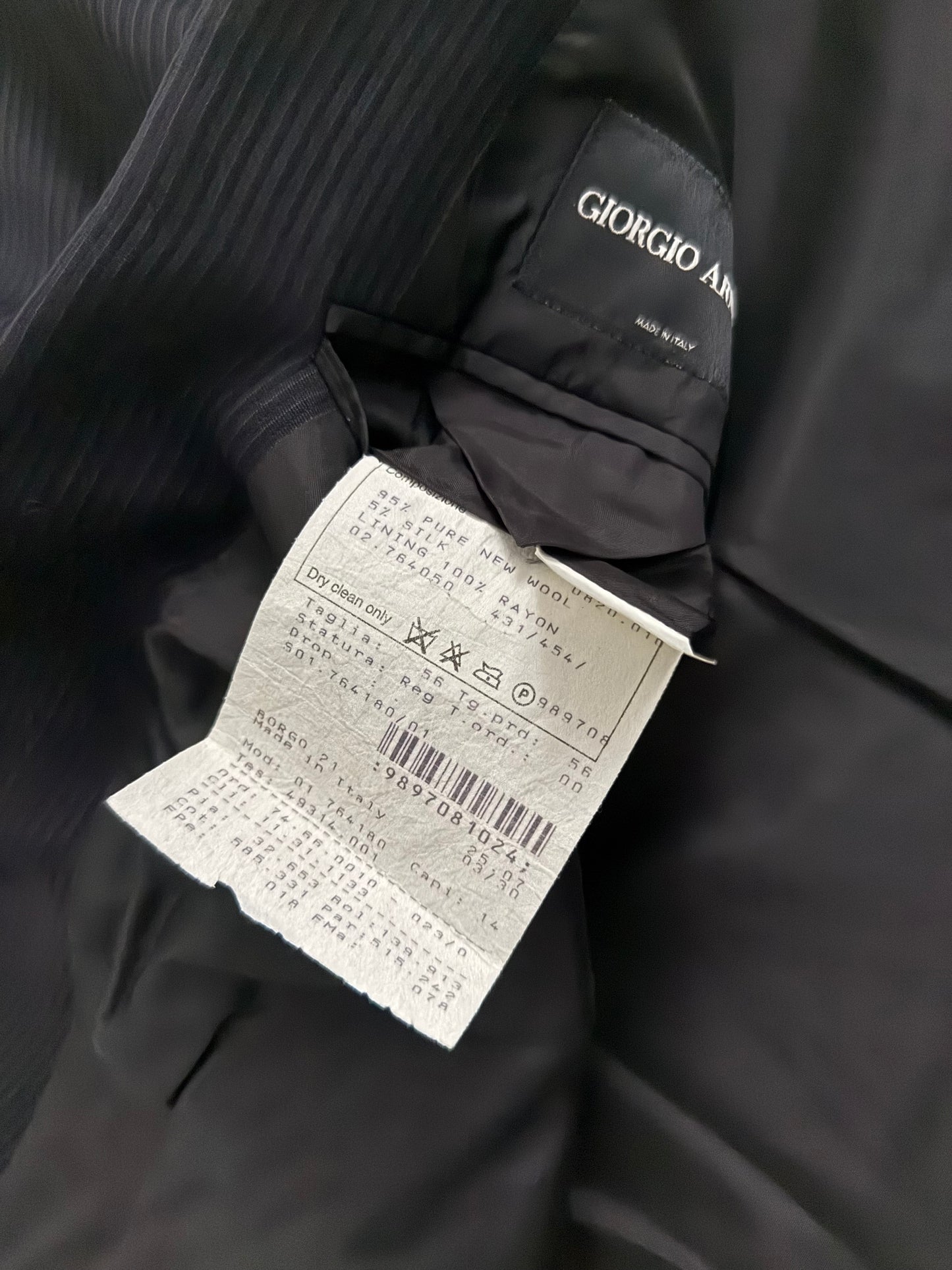 Giorgio Armani 1990s Double-Breasted Wool Suit - Size XL Jacket / 38" Waist