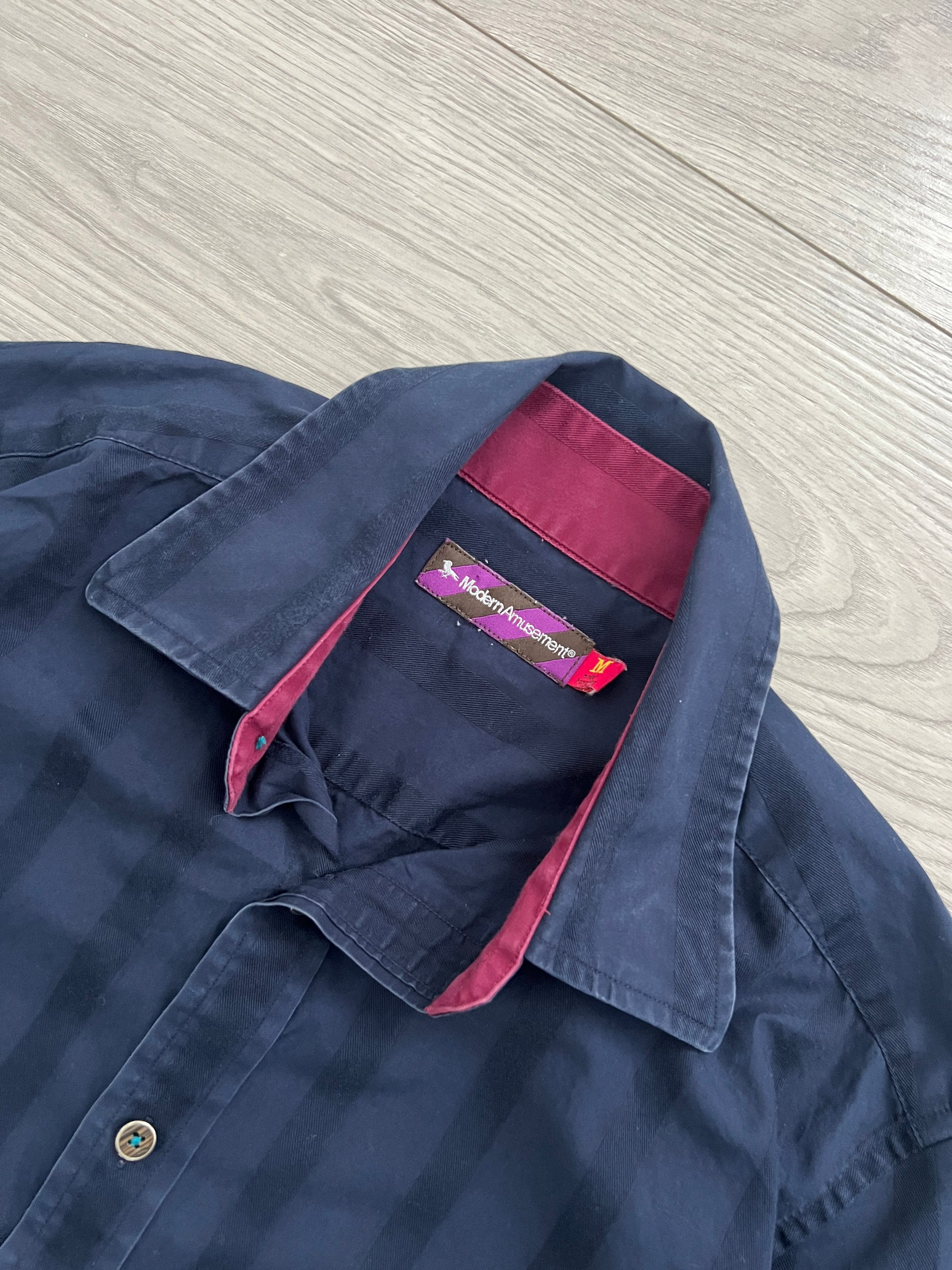 Modern Amusement Ribbed Cuff Shirt - Size M