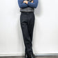 Comme Des Garcons Homme 2003 Double Pleat Textured Pants - Size 30