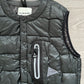 And Wander Pertex Quantum Square Stitch Snap Puffer Vest - Size S