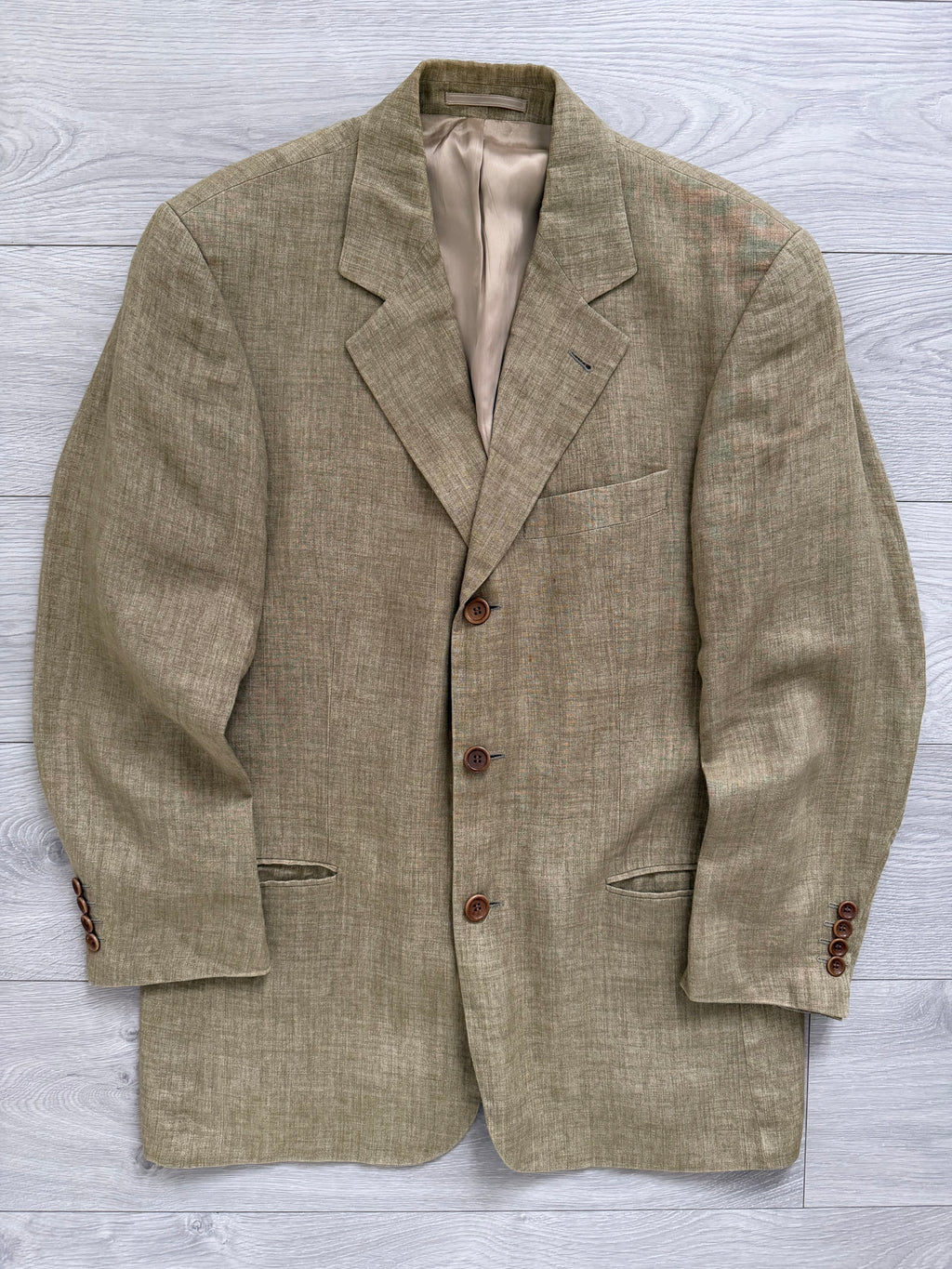 Hugo Boss 1990s Linen 3B Jacket - Size M