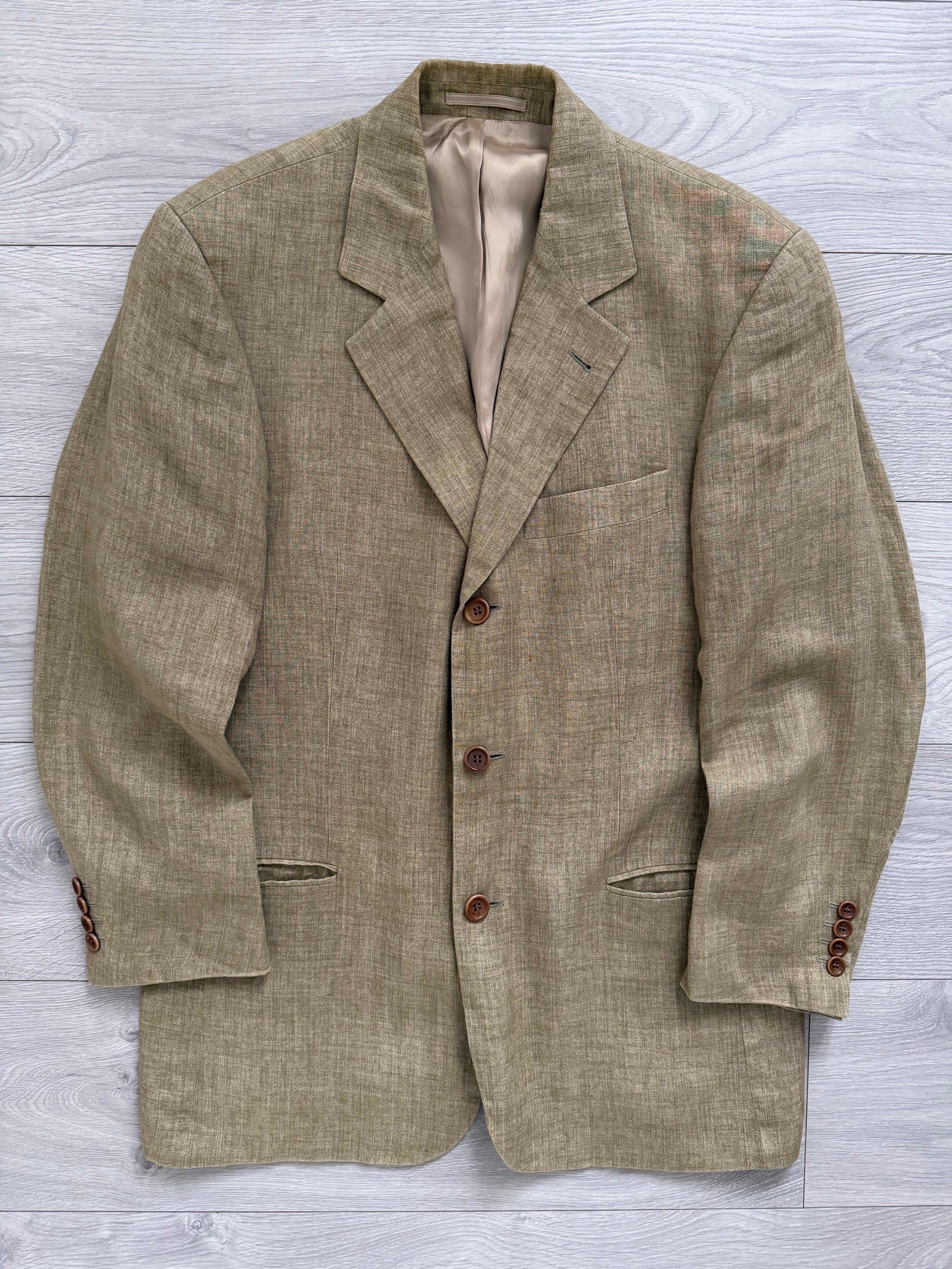 Hugo Boss 1990s Linen 3B Jacket - Size M