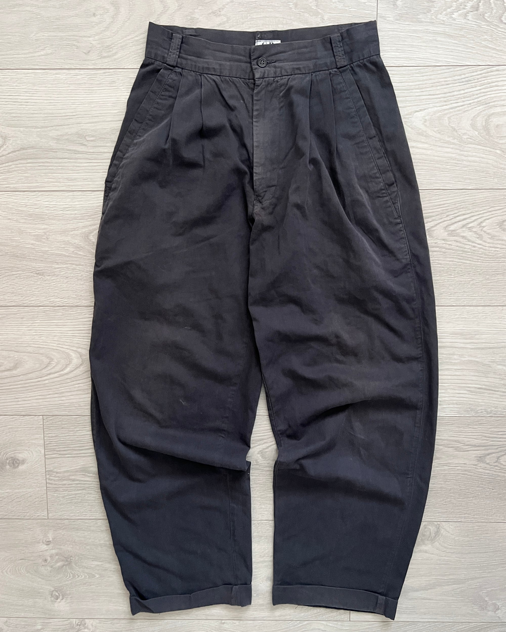 C.P. Company 1980s 'Ideas from Massimo Osti' Pleated Faded Pants - Size 30