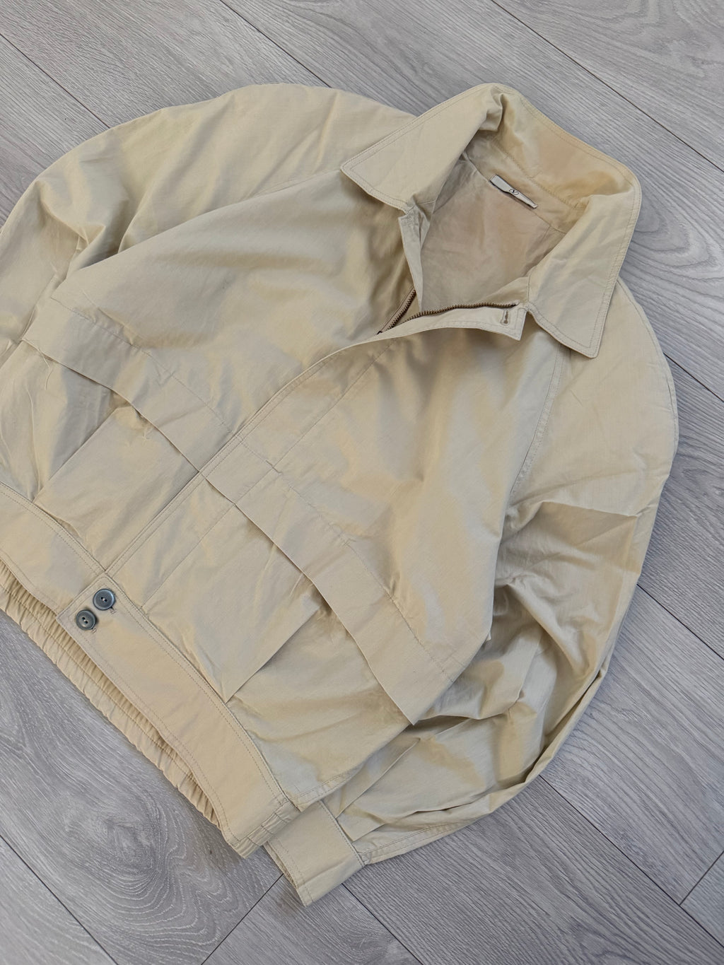 Valentino 1980s Zip Front Harrington Bomber Jacket - Size S