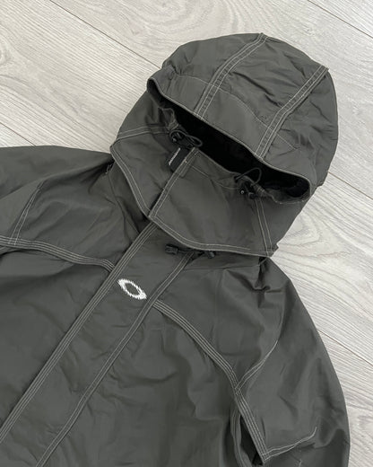 Oakley Software 00s Contrast Stitch Darted Technical Waterproof Jacket - Size M