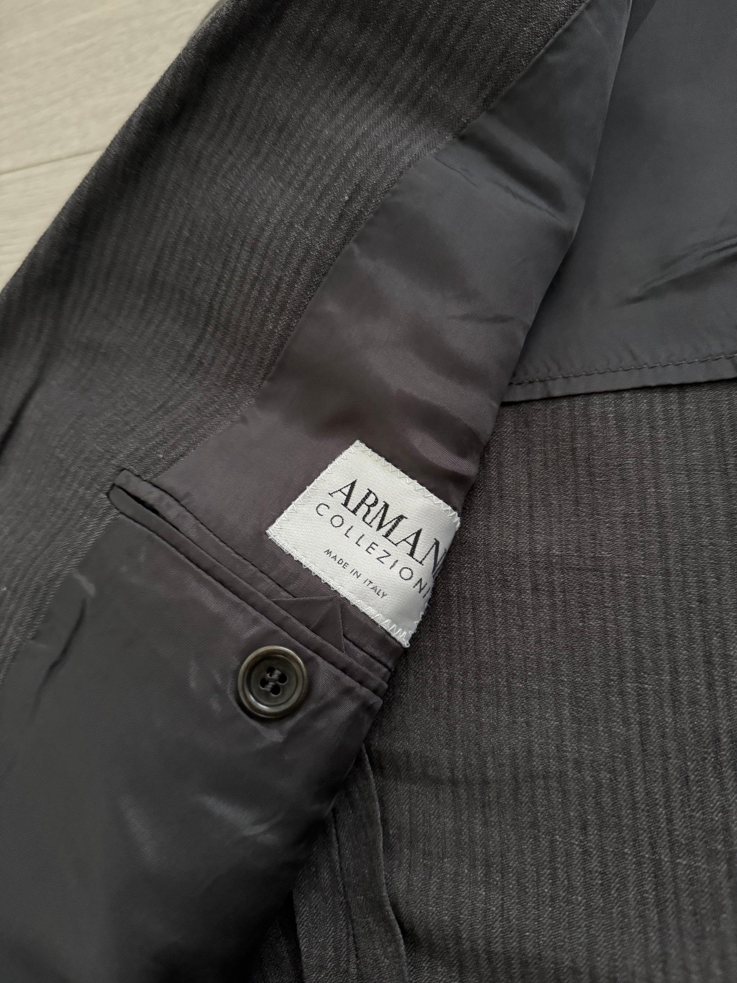 Armani 1990s Pleated Linen Blend Suit - Size S Jacket / 30" Waist