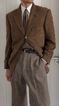 Hugo Boss 1980s 3B Textured Acrylic Wool Sport Jacket Blazer - Size M