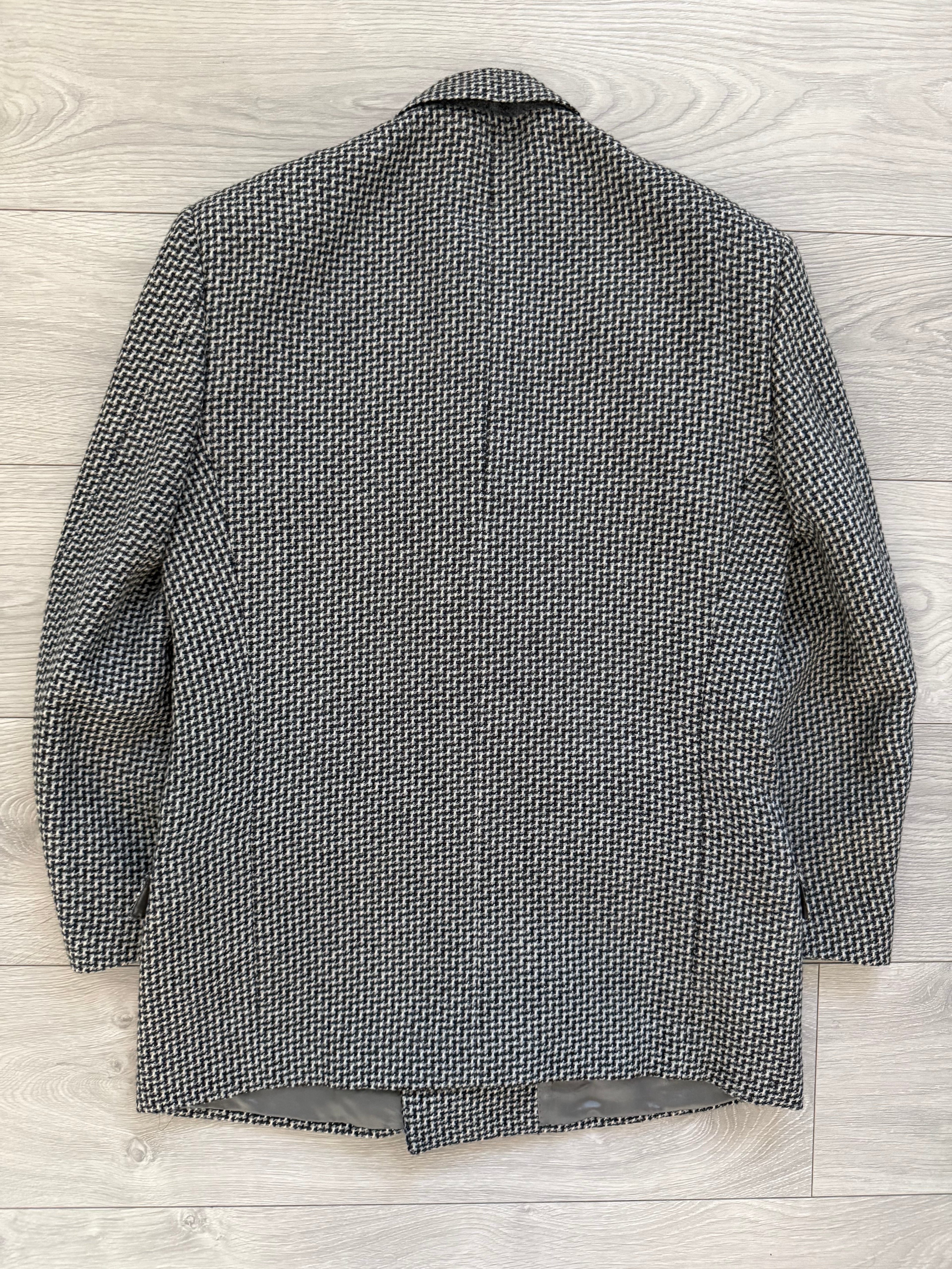 Valentino 1980s Double Breasted Peaked Lapel Wool Sports Blazer Jacket - Size S