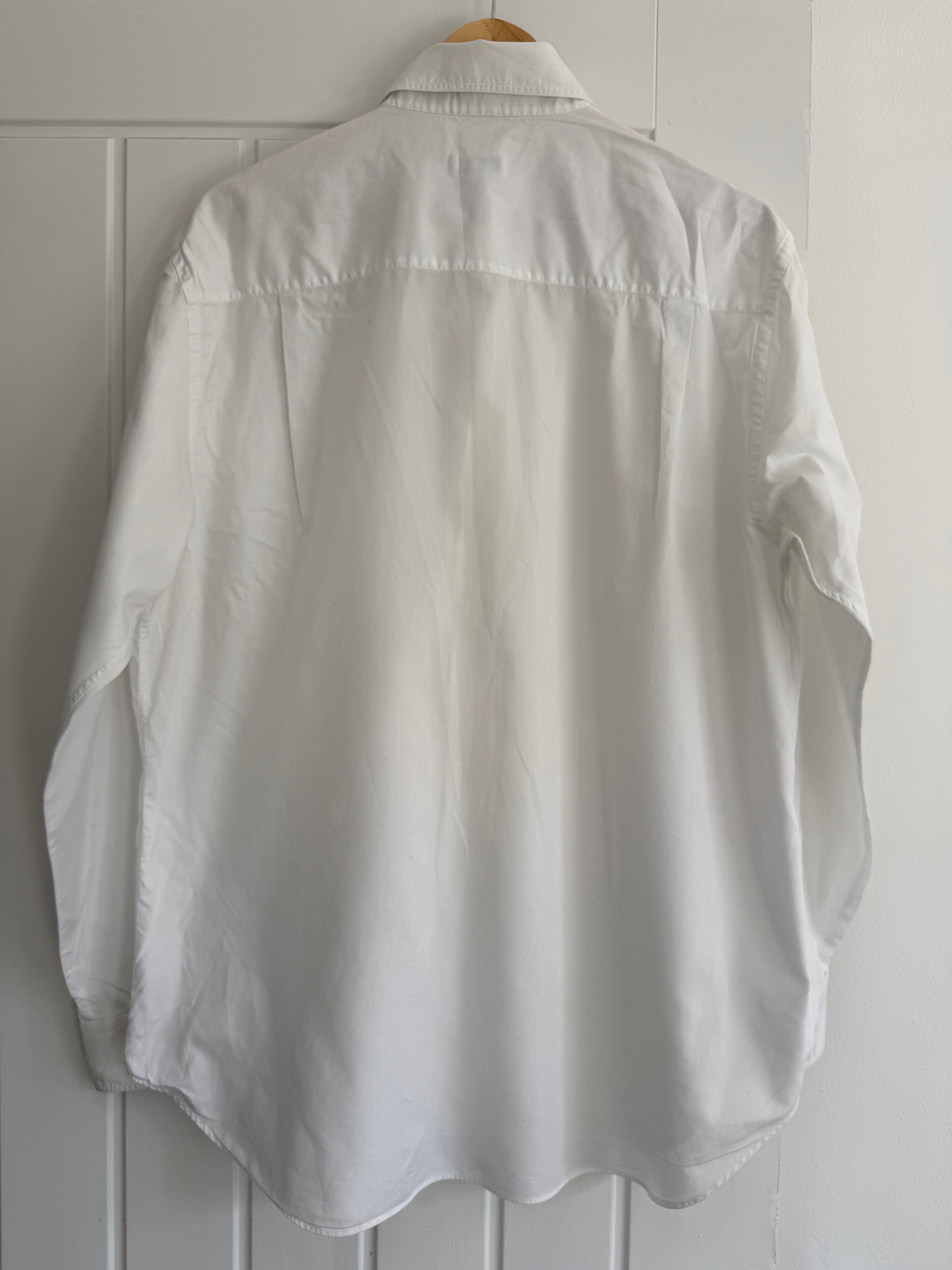 Giorgio Armani 1980s White Shirt - Size L