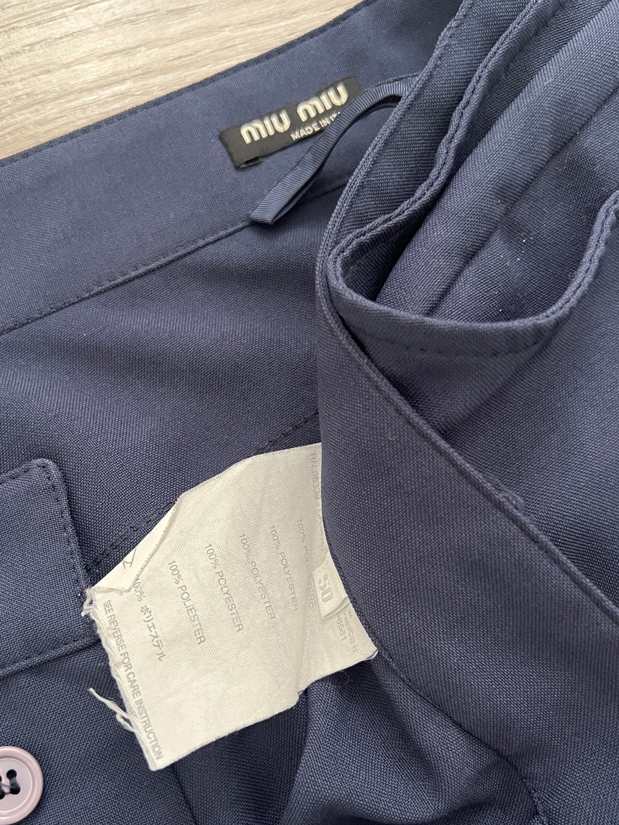 Miu Miu SS2003 Cargo Waistbag Runway Pants - Size 32