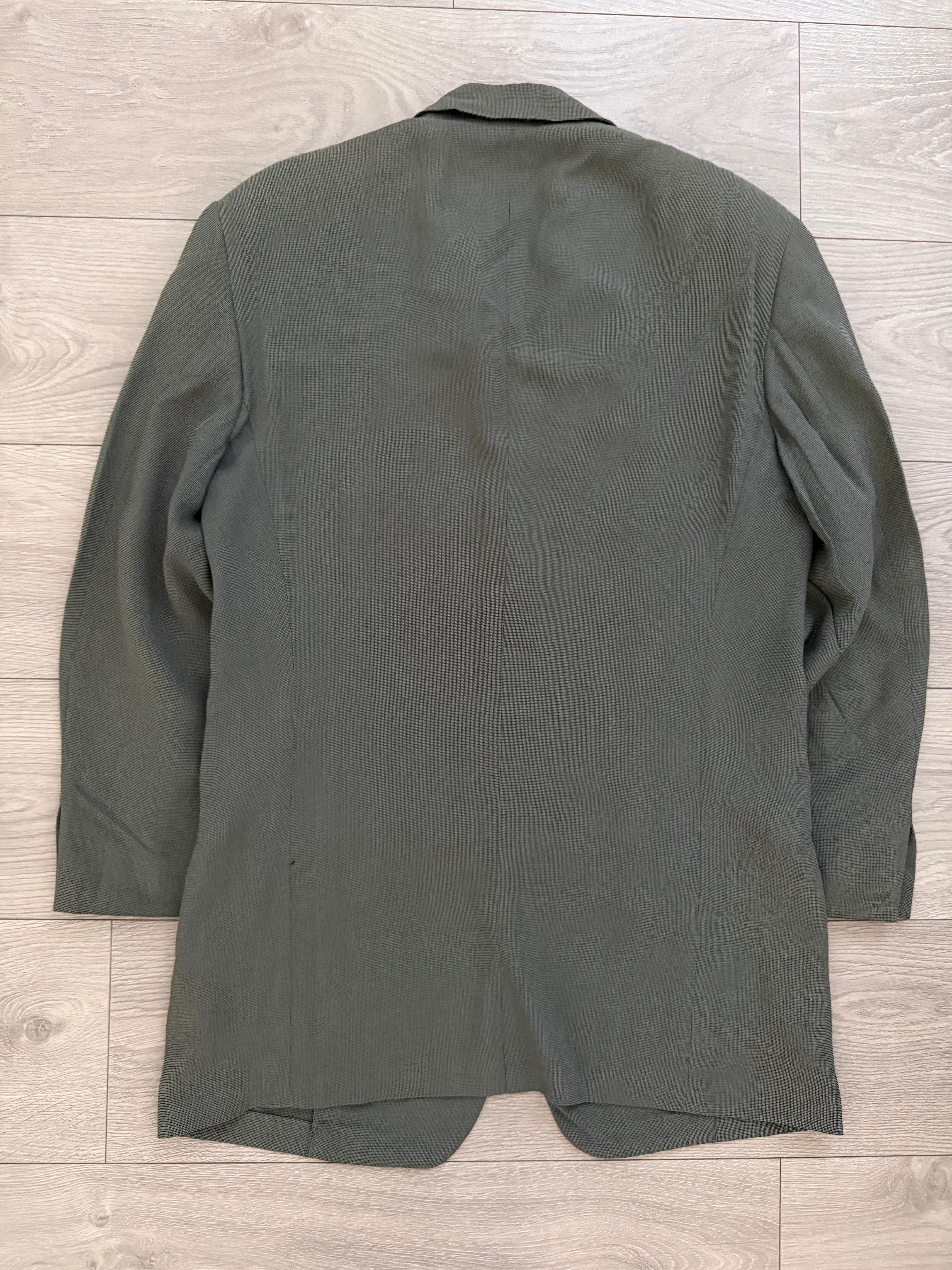 Giorgio Armani 1980s 3B Viscose Wool Unlined Sport Jacket Blazer  - Size M
