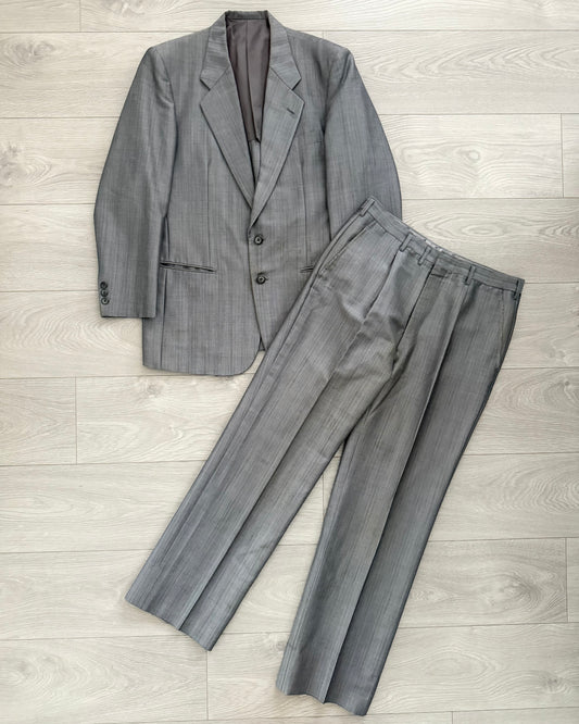 Doremuil Fabric Pleated Wool Suit - Size M Jacket / 32" Waist