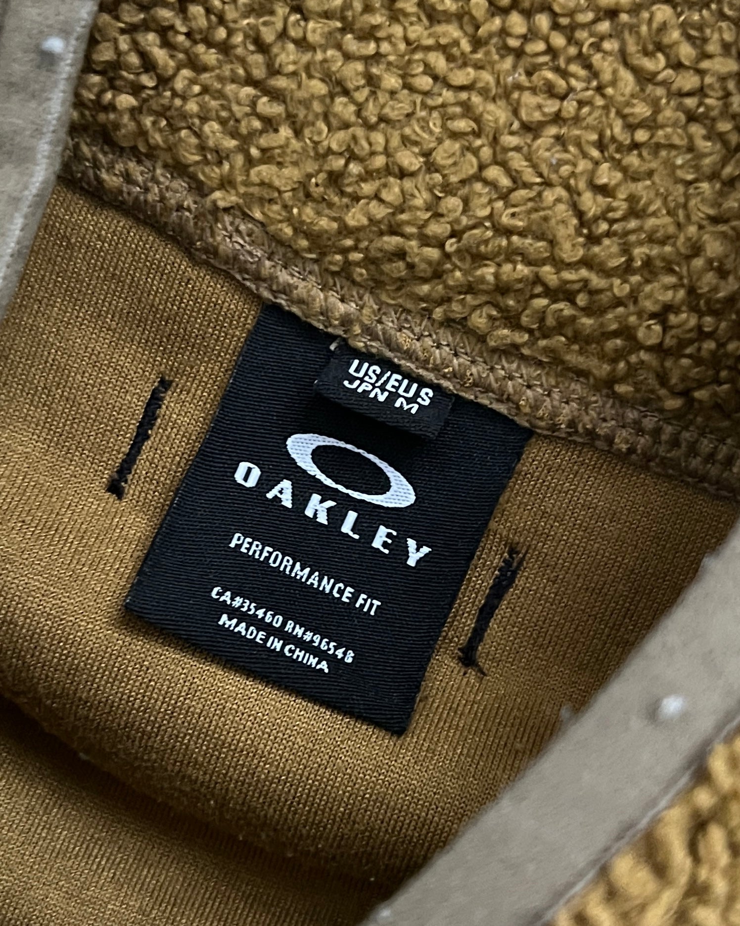 Oakley Brown Tech Fleece Jacket - Size S