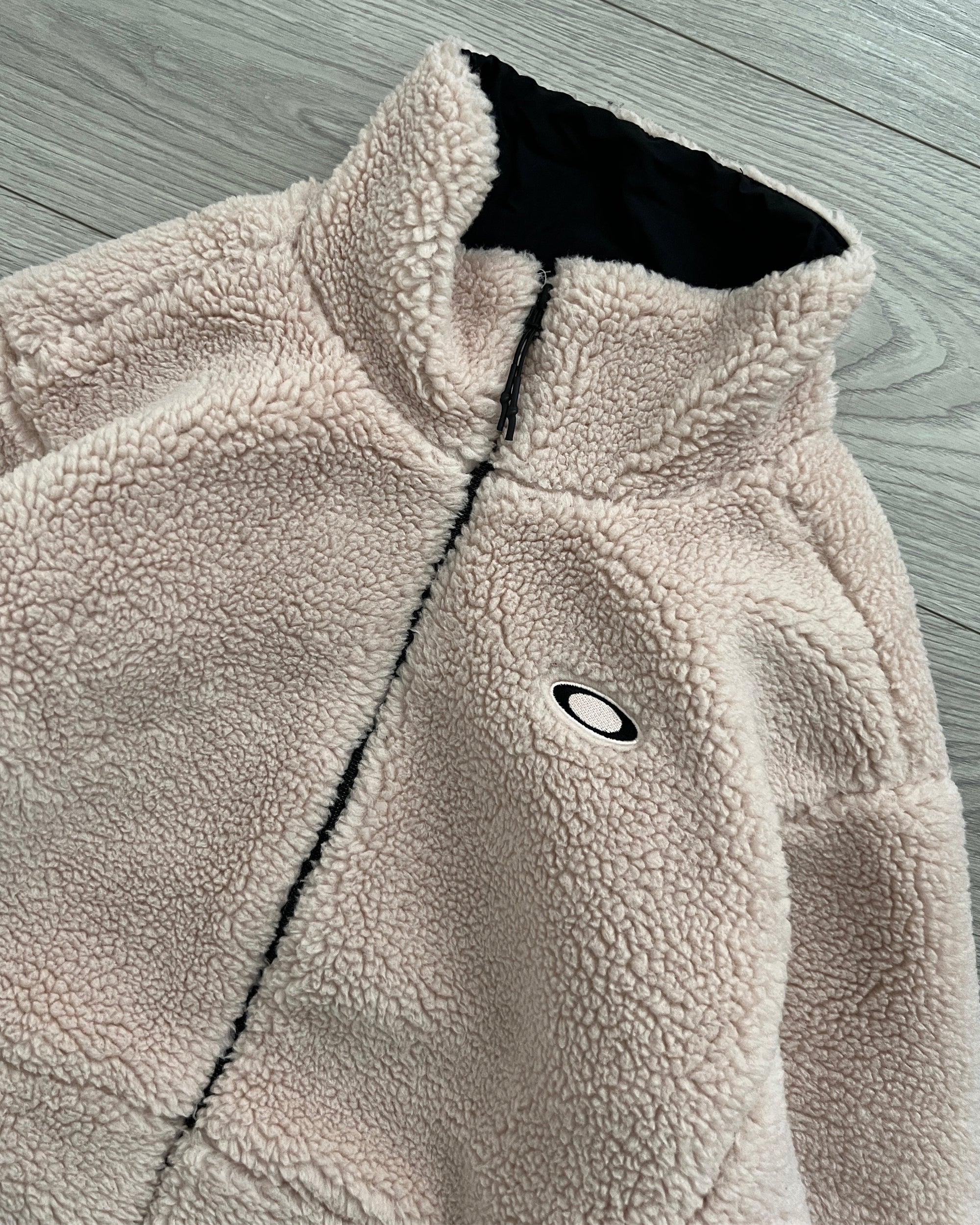 Oakley Boa Light Pink Fleece Jacket - Size M Mens