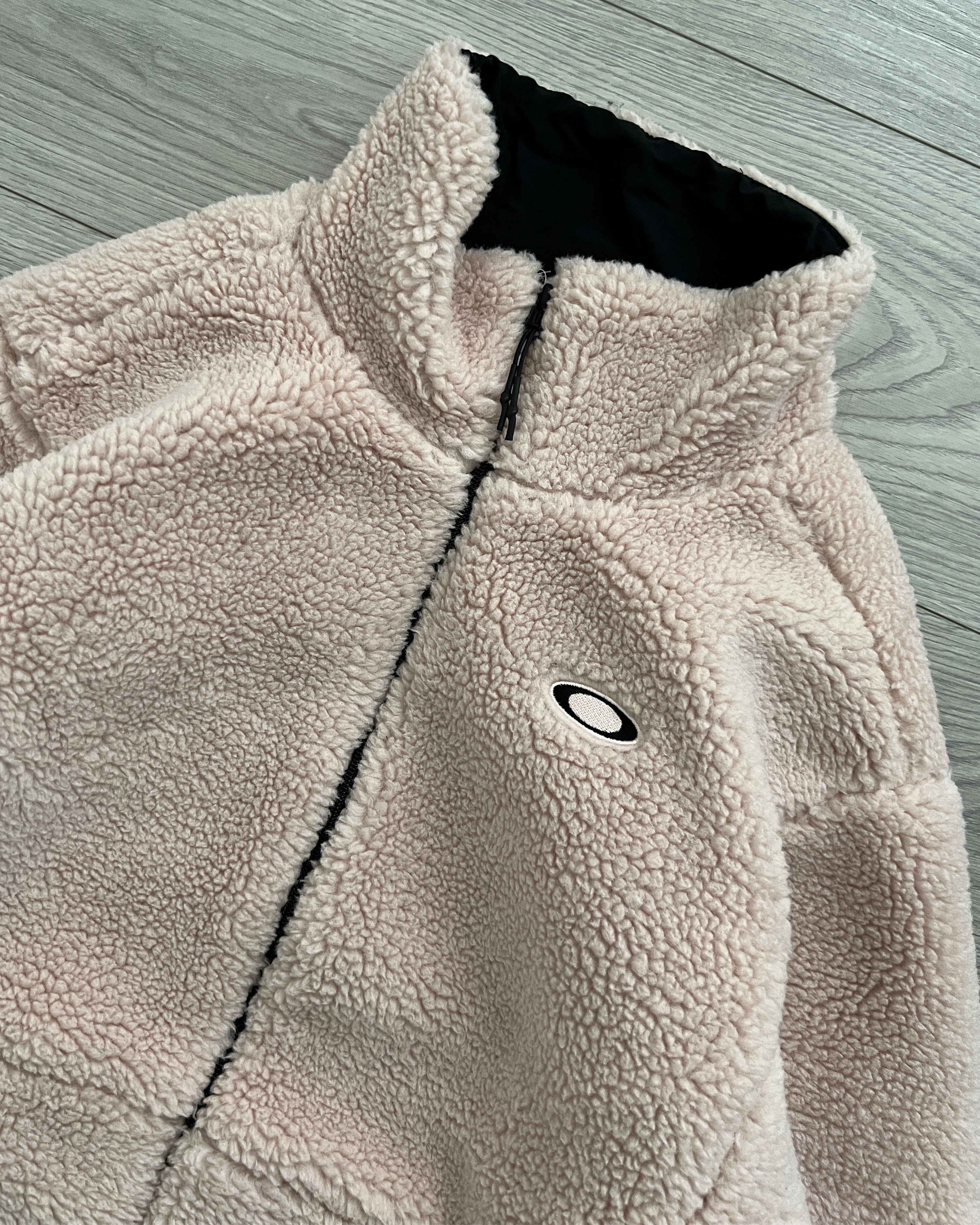Oakley Boa Light Pink Fleece Jacket - Size M Mens