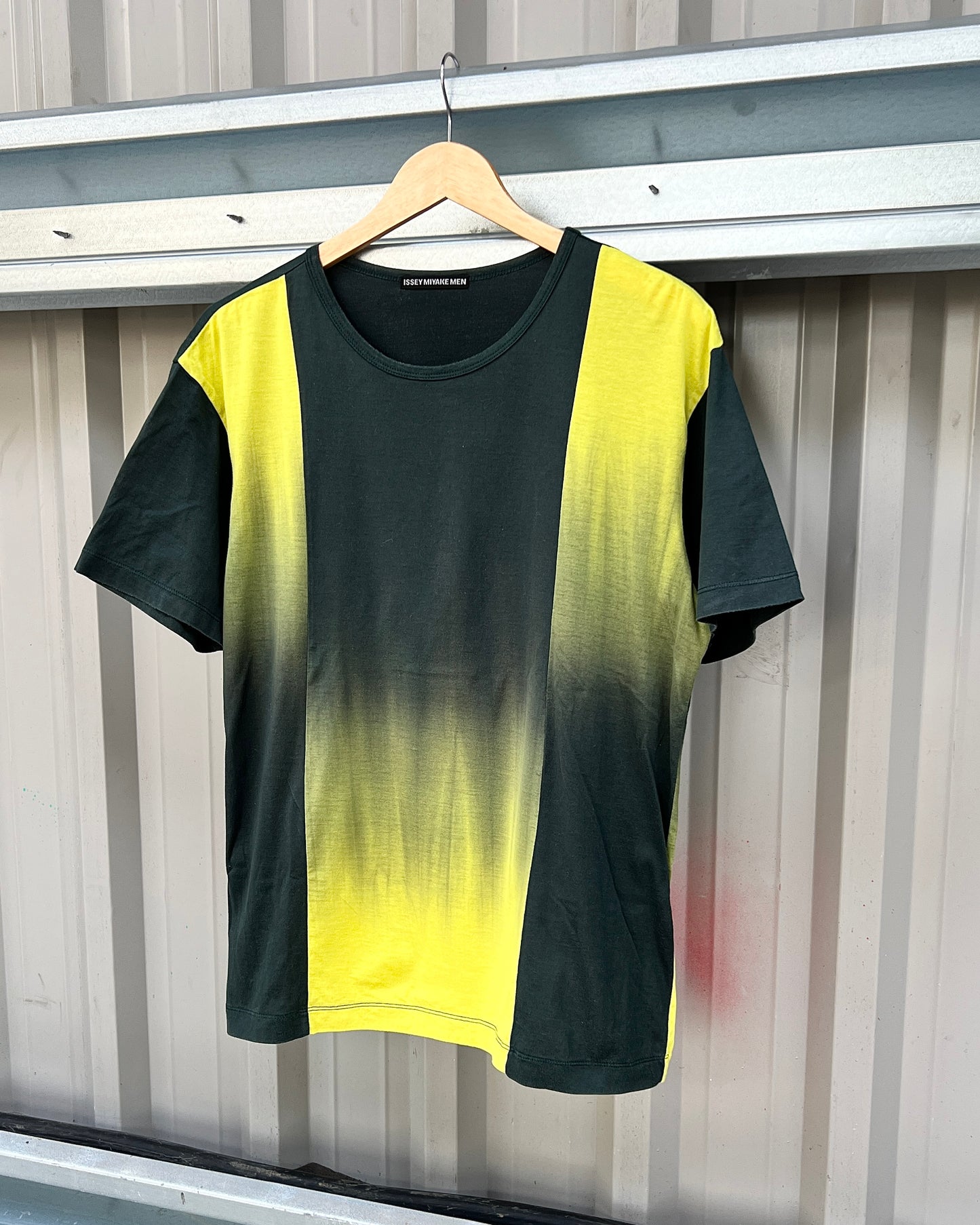 Issey Miyake SS08 Acid Gradient Panelled T-Shirt - Size M